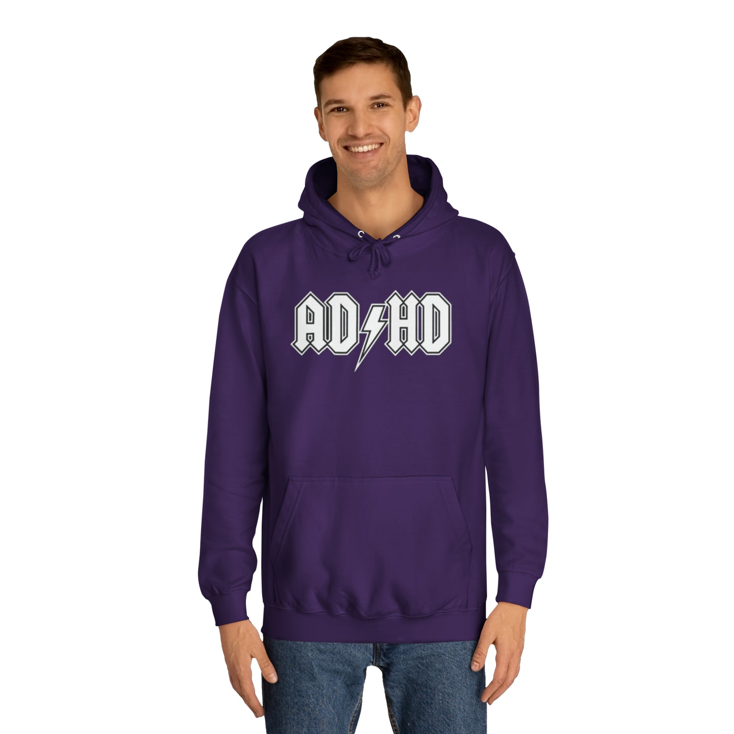 Hoodie - ADHD Unisex ADULT College Hoodie (Many colours)