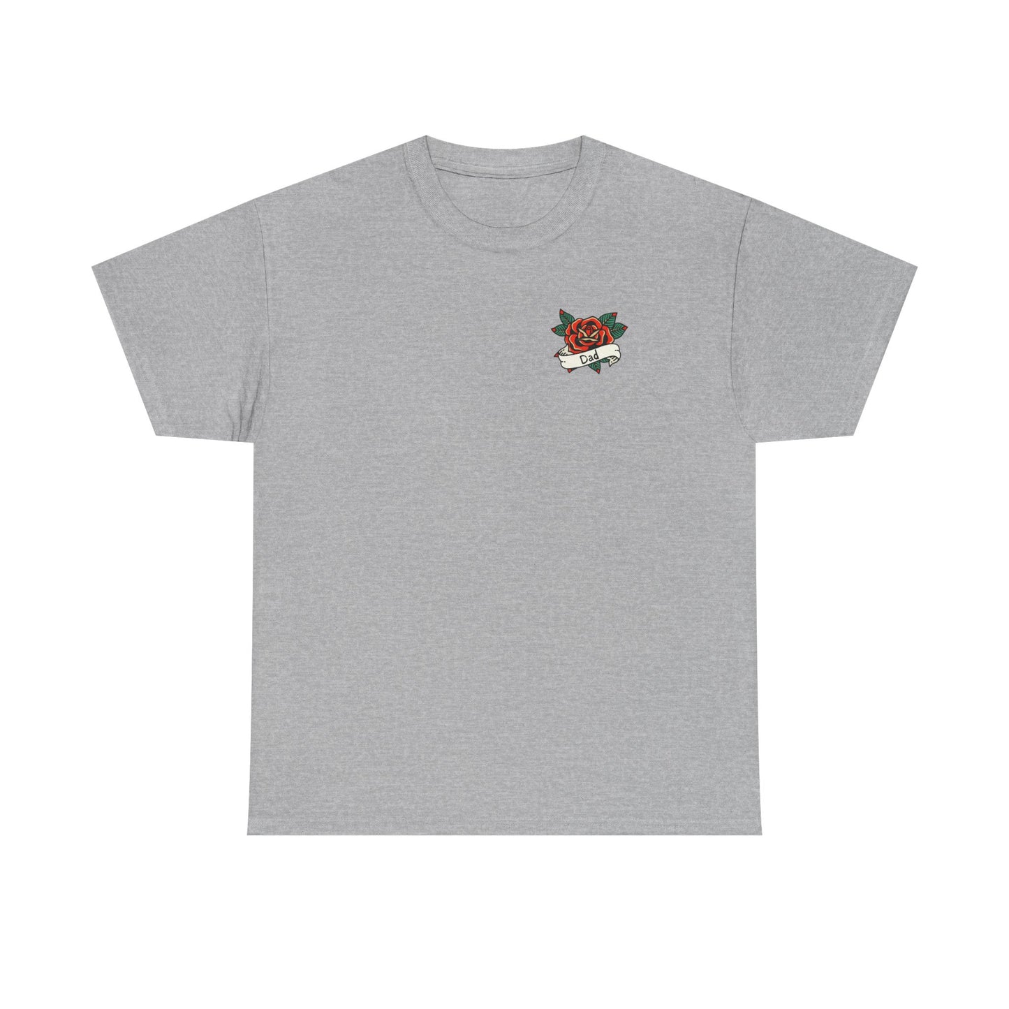 Dad Heavy Cotton Tee | Tattoo Design