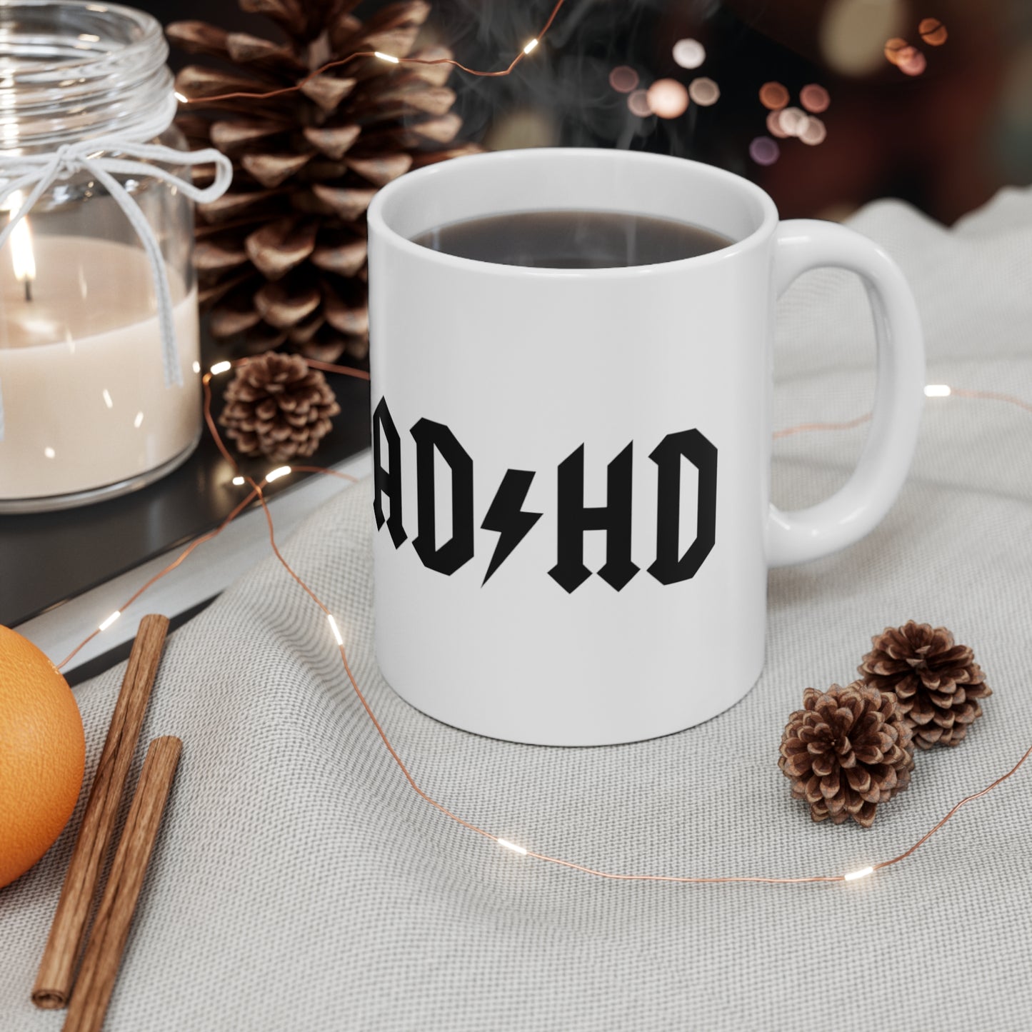 Mug - ADHD Ceramic Coffee Mug, 11oz