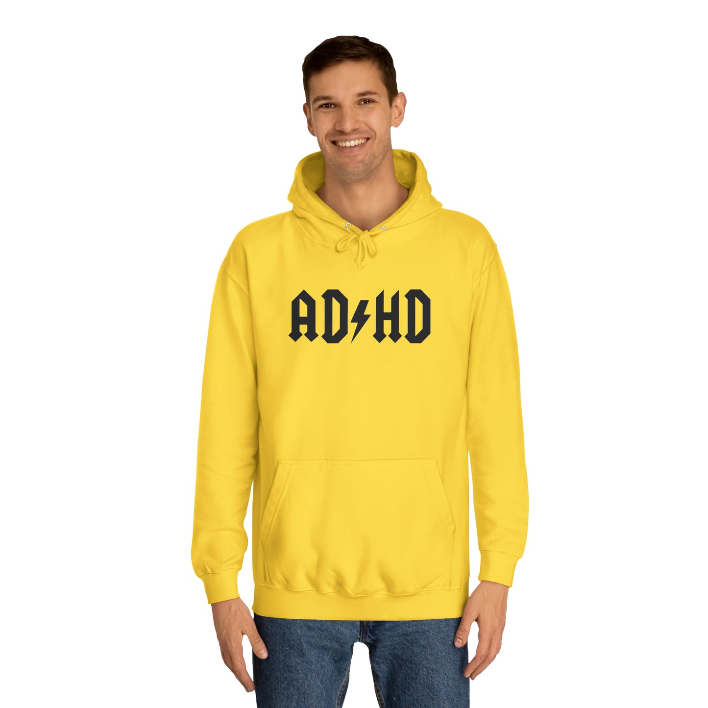 Hoodie - ADHD Unisex ADULT College Hoodie (Many colours)