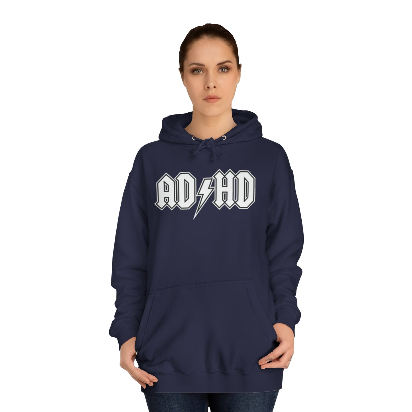 Hoodie - ADHD Unisex ADULT College Hoodie (Many colours)