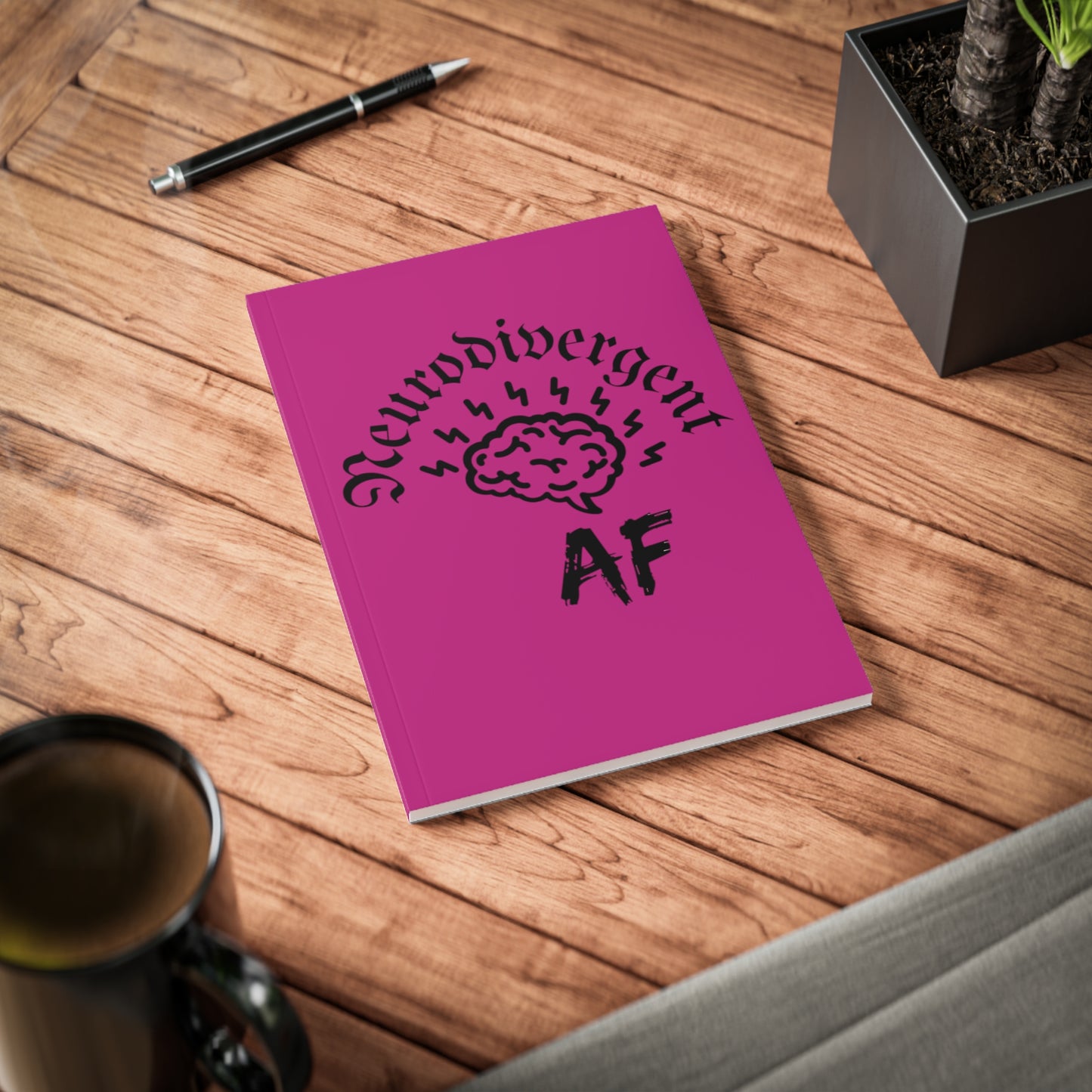 Notebook Softcover A5, Neurodivergent AF