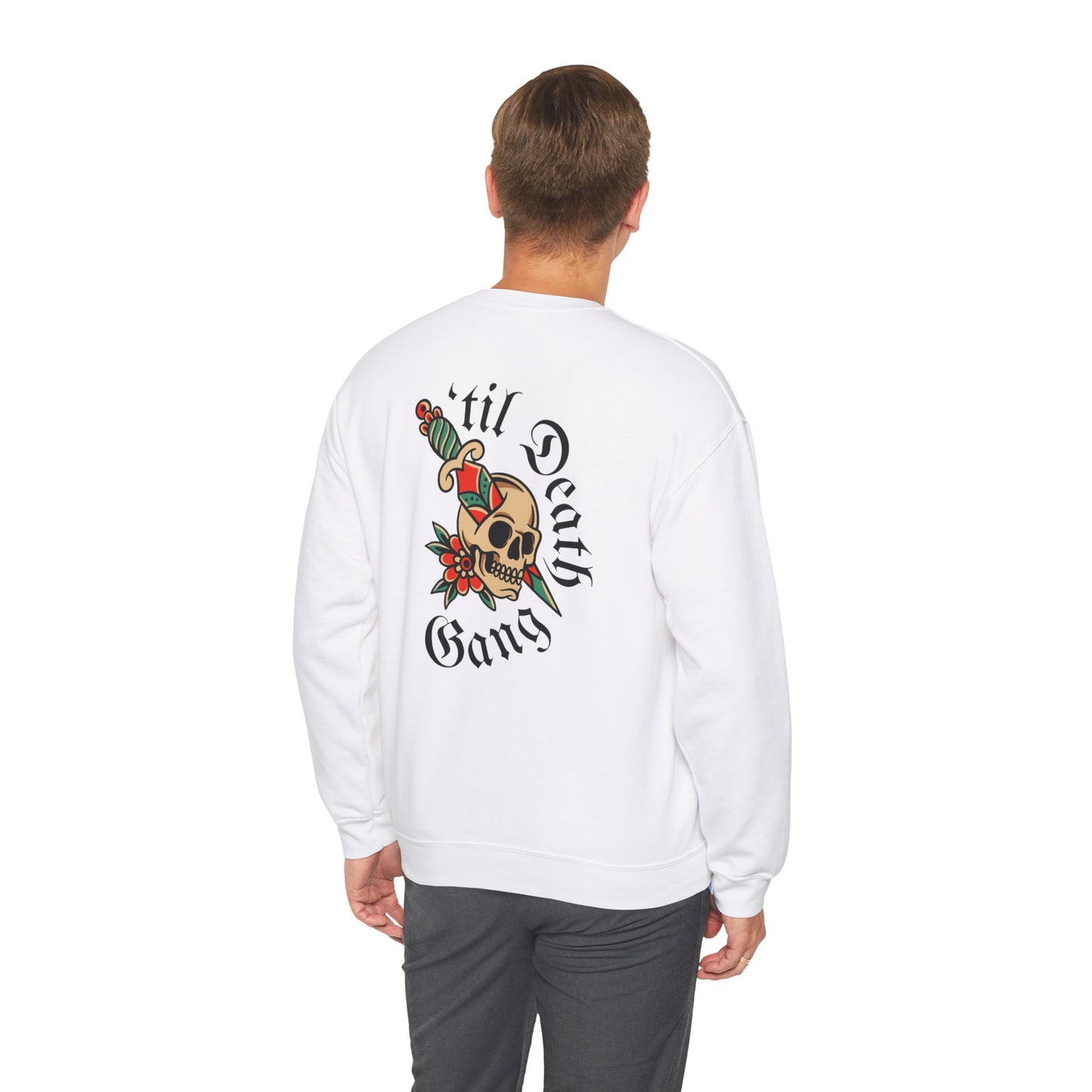 A 'Til Death Gang sweatshirt Unisex Heavy Blend™ Crewneck