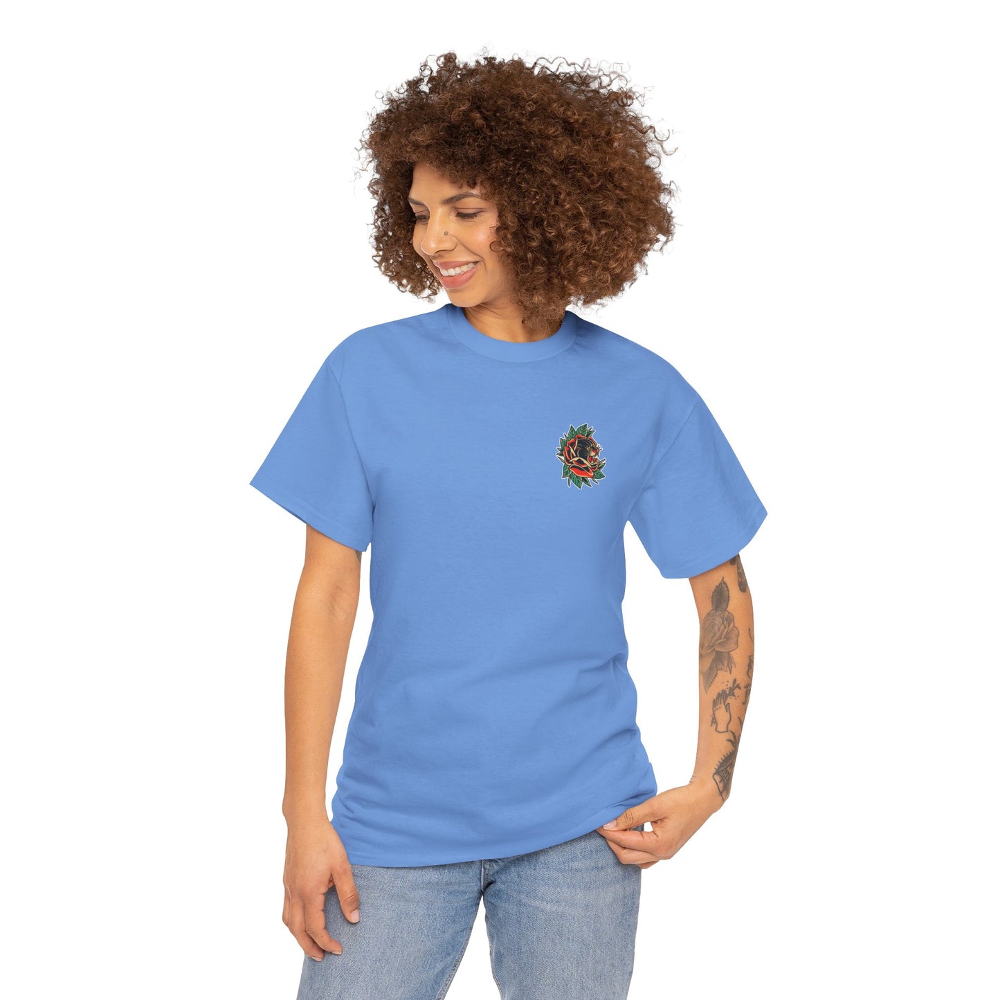 A Tattoo T-shirt Don't Care Unisex Heavy Cotton REDUCED FROM £24.99 to £21.99 S-2XL