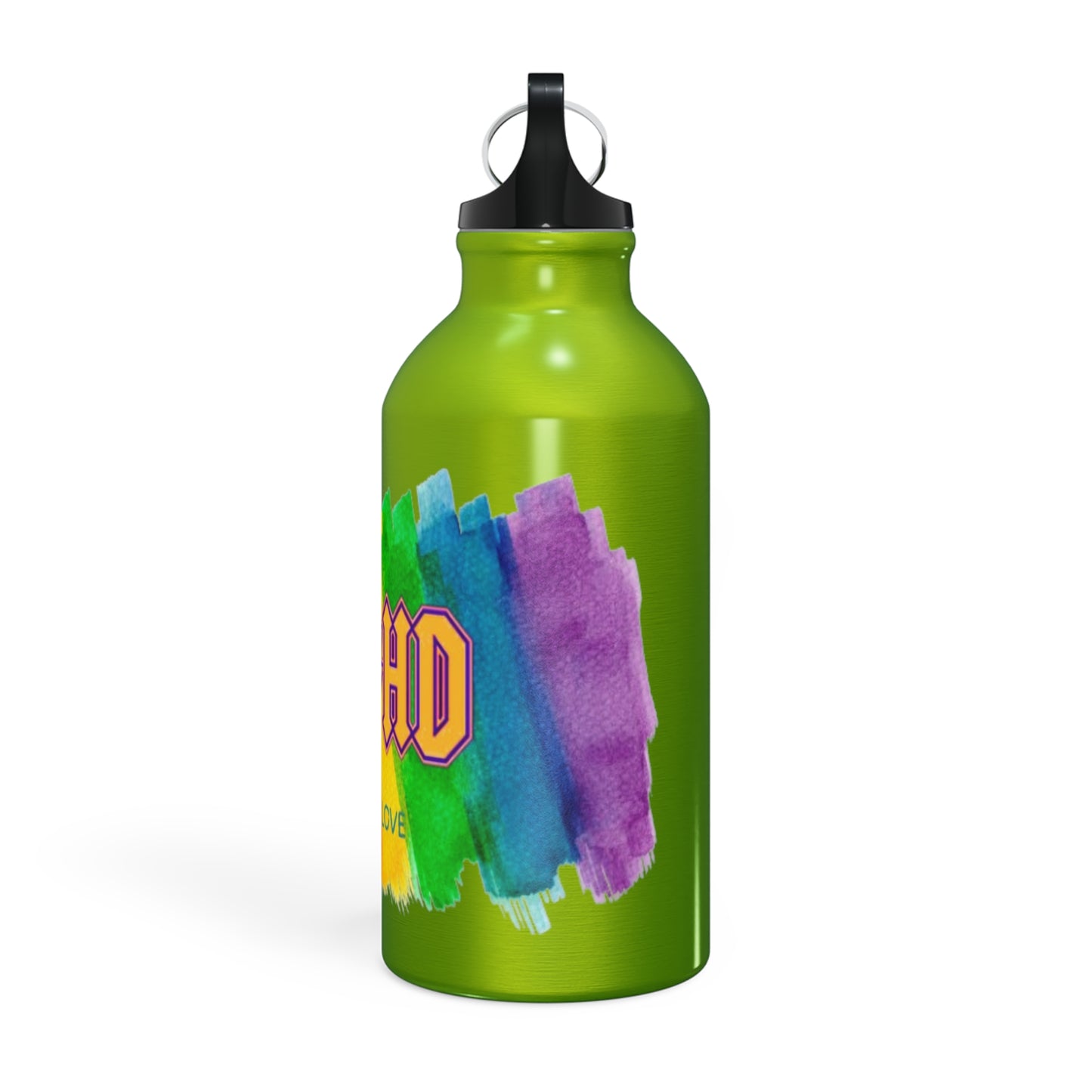 PRIDE ADHD Oregon Sport Water Bottle with CARABINER! (many colours)