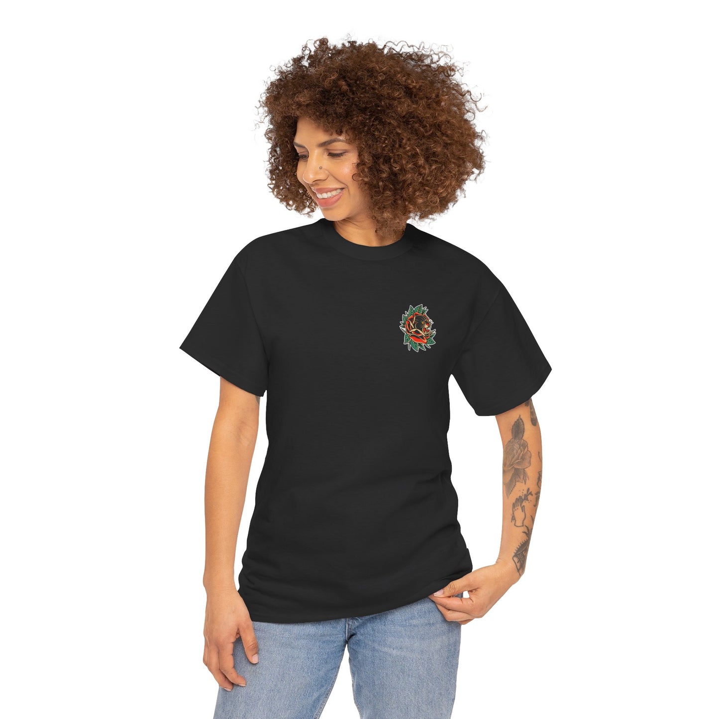 A Tattoo T-shirt Don't Care Unisex Heavy Cotton REDUCED FROM £24.99 to £21.99 S-2XL