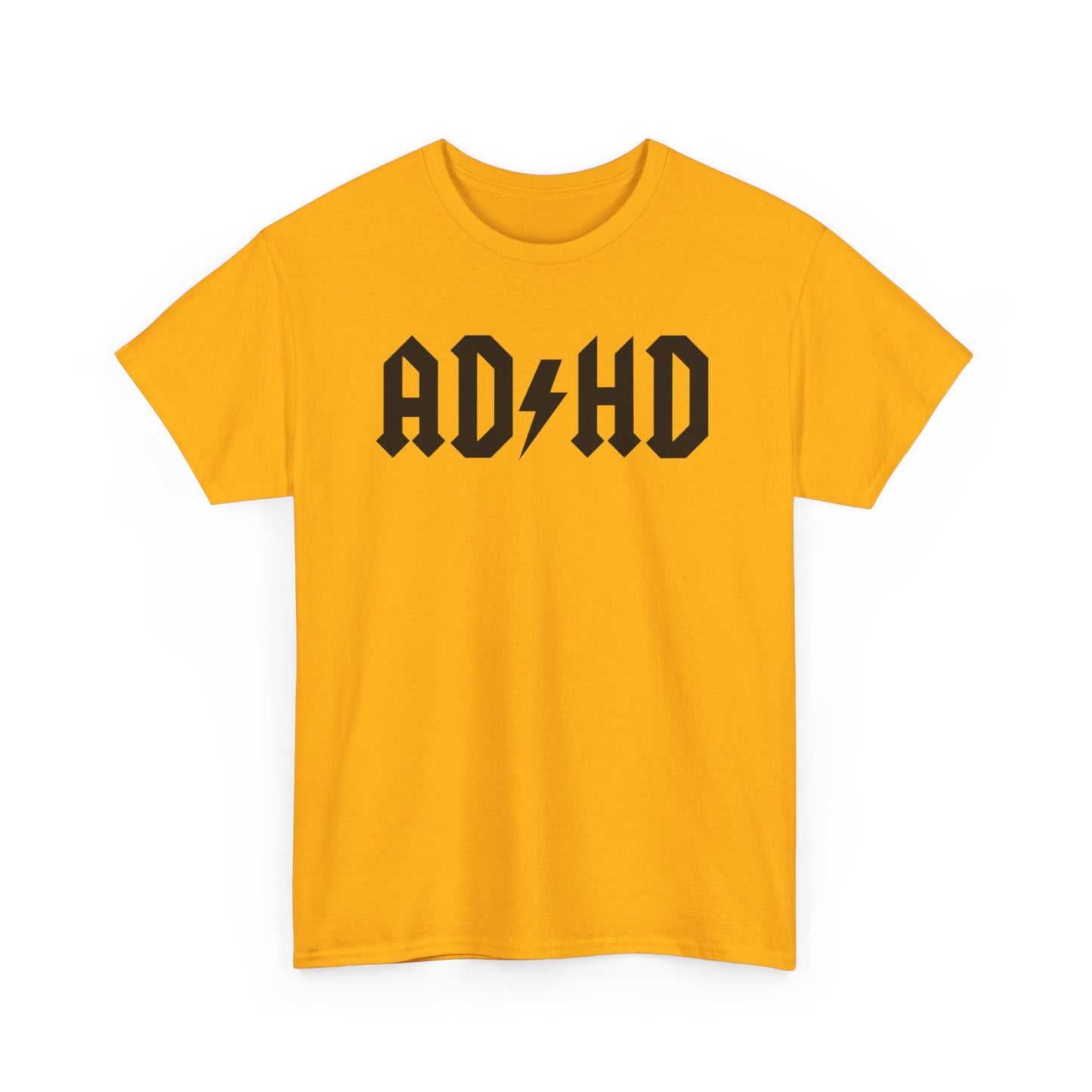 Unisex ADHD ADULT Heavy Cotton T-shirt (many colours)