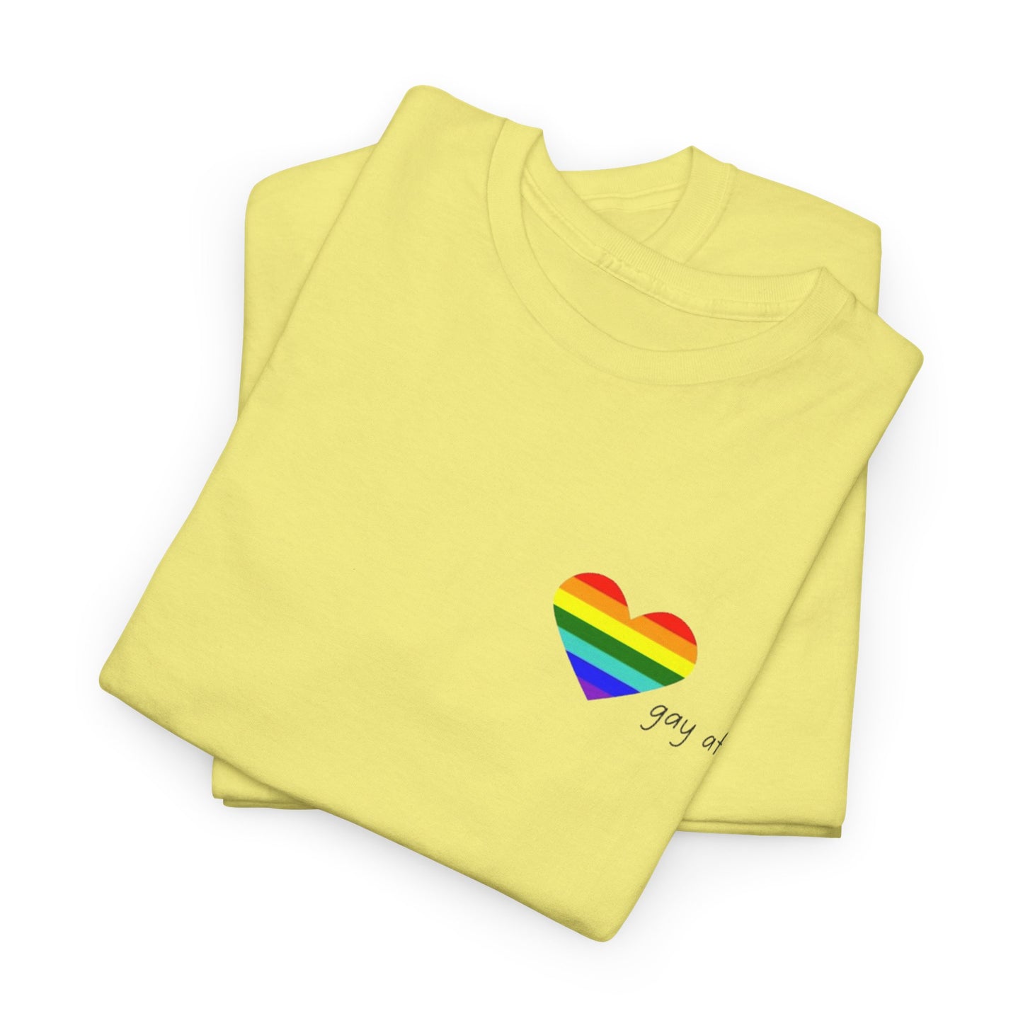Pride  GAY AF T-shirt-Unisex Heavy Cotton  (many colours)