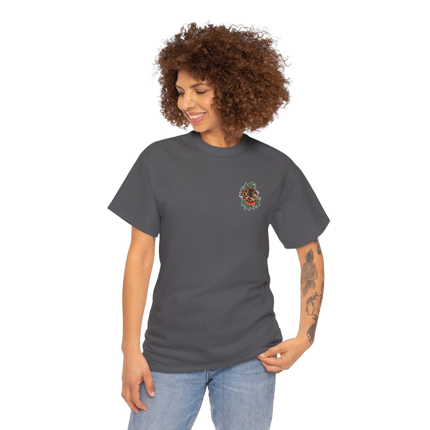 A Tattoo T-shirt Don't Care Unisex Heavy Cotton REDUCED FROM £24.99 to £21.99 S-2XL