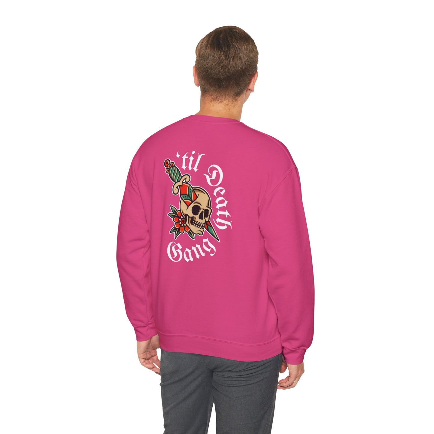 A 'Til Death Gang Unisex Heavy Blend™ Crewneck Sweatshirt