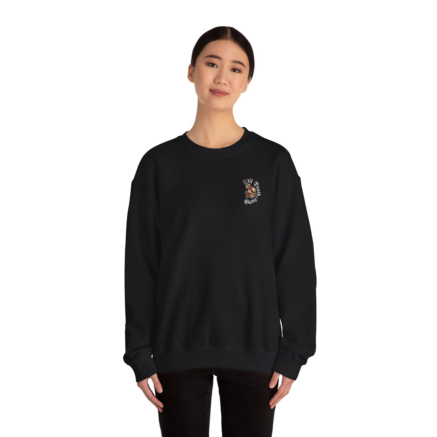 A 'Til Death Gang Unisex Heavy Blend™ Crewneck Sweatshirt