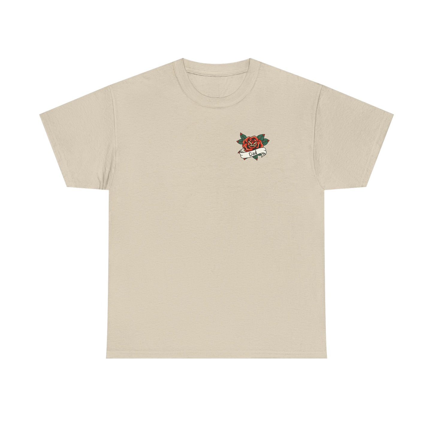 Dad Heavy Cotton Tee | Tattoo Design