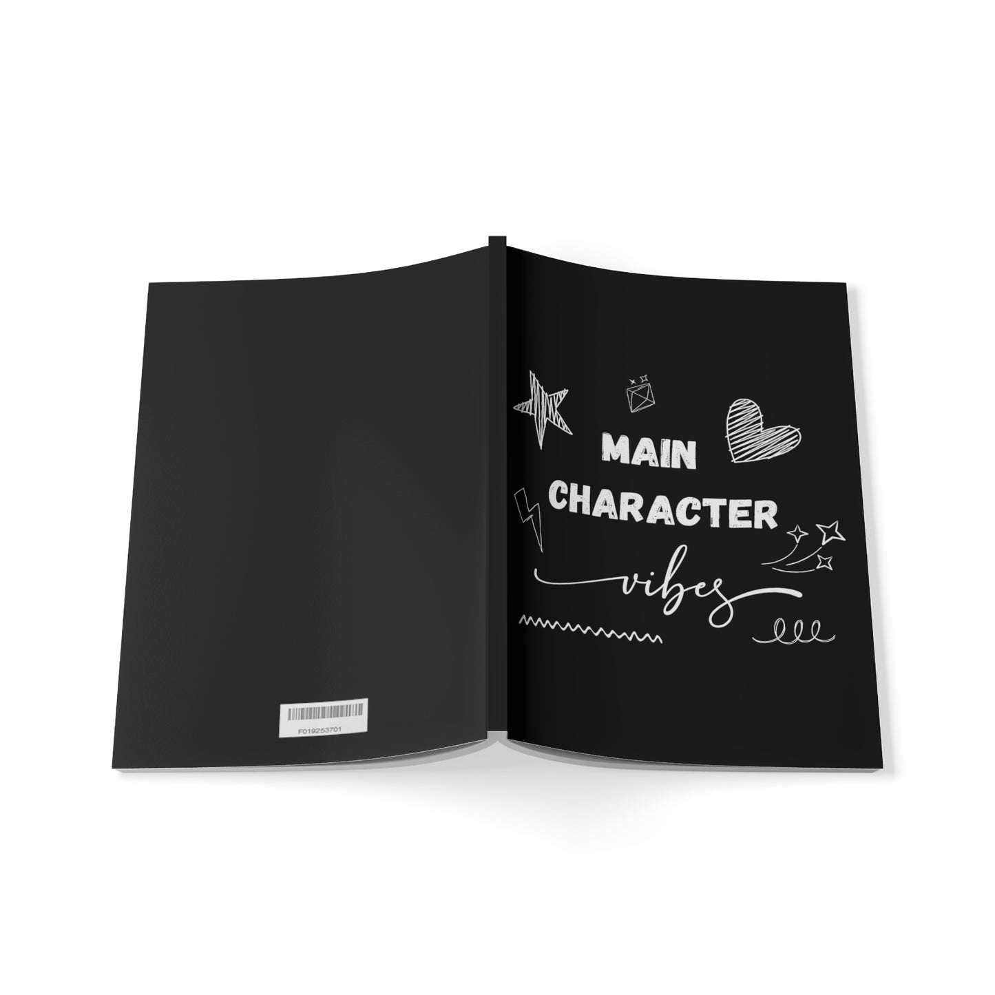 Notebook Softcover A5, Main Character Vibes