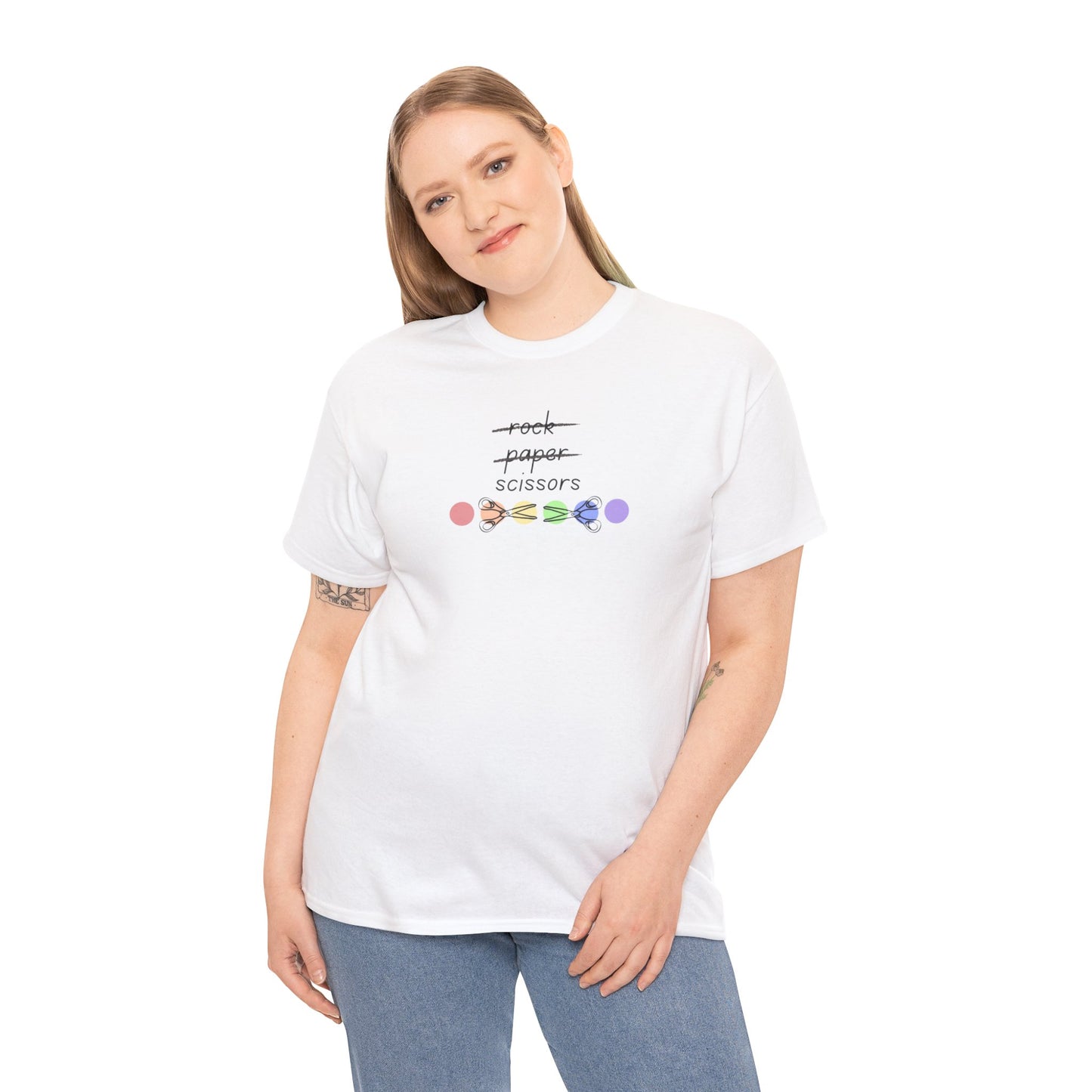 Pride Lesbian/Bi T-shirt-Unisex Heavy Cotton