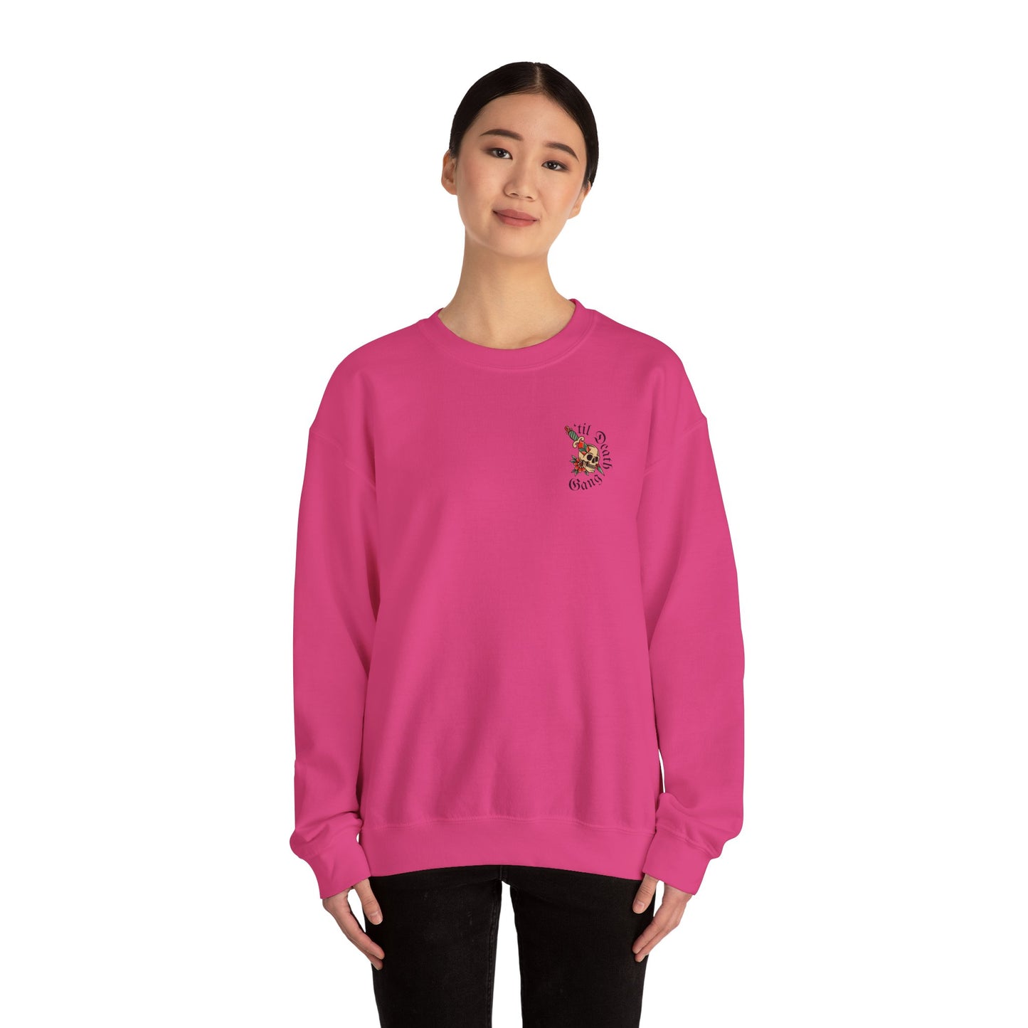 A 'Til Death Gang sweatshirt Unisex Heavy Blend™ Crewneck