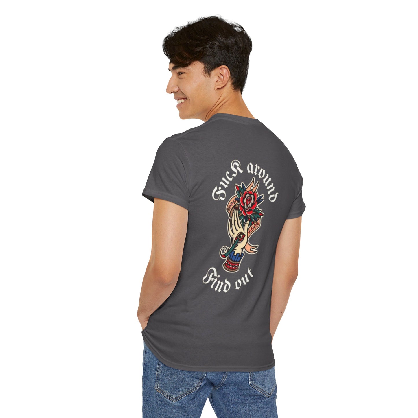 A Tattoo T-shirt, F. Around, Find Out, Unisex ***REDUCED FROM £24.99 to £21.99***