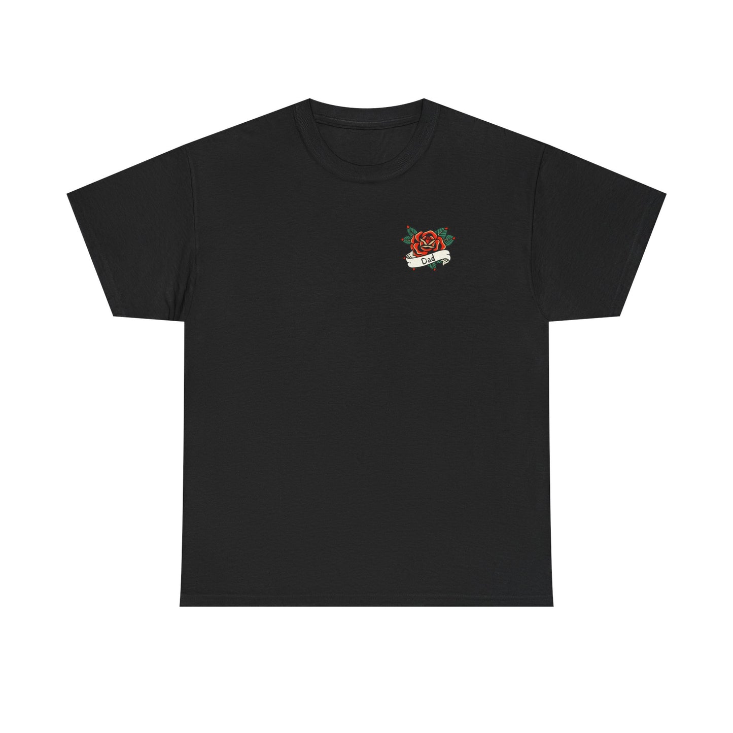 Dad Heavy Cotton Tee | Tattoo Design