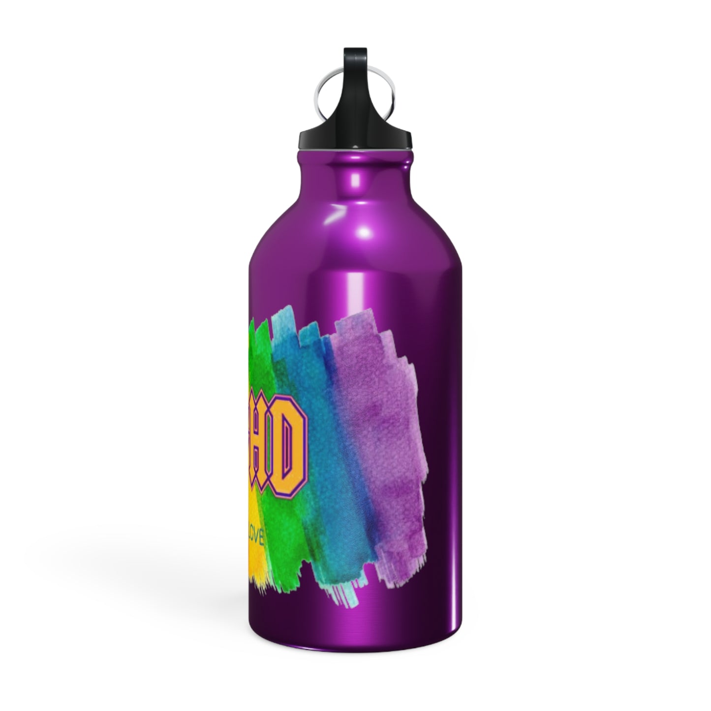 PRIDE ADHD Oregon Sport Water Bottle with CARABINER! (many colours)