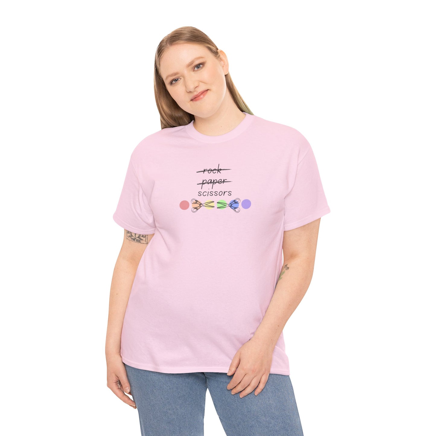 Pride Lesbian/Bi T-shirt-Unisex Heavy Cotton