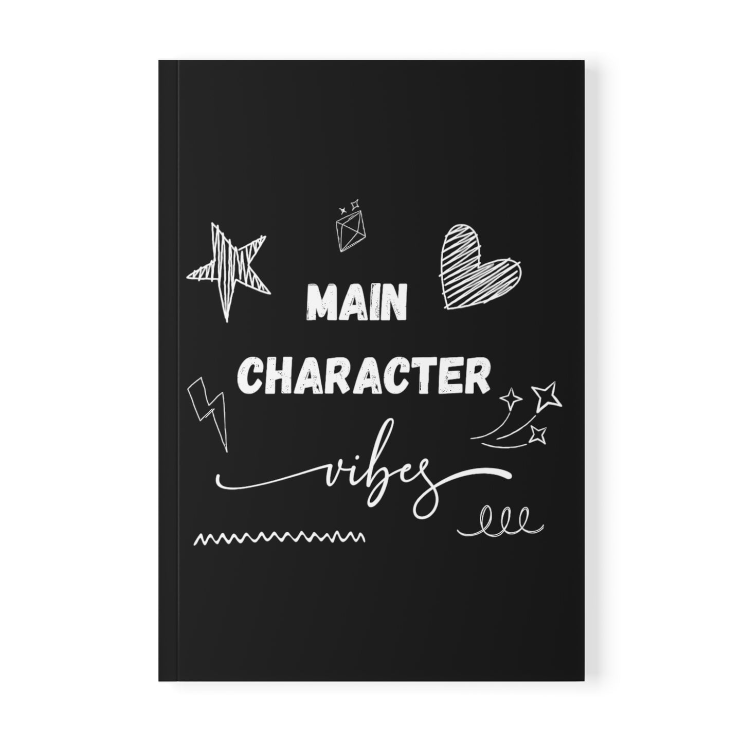 Notebook Softcover A5, Main Character Vibes