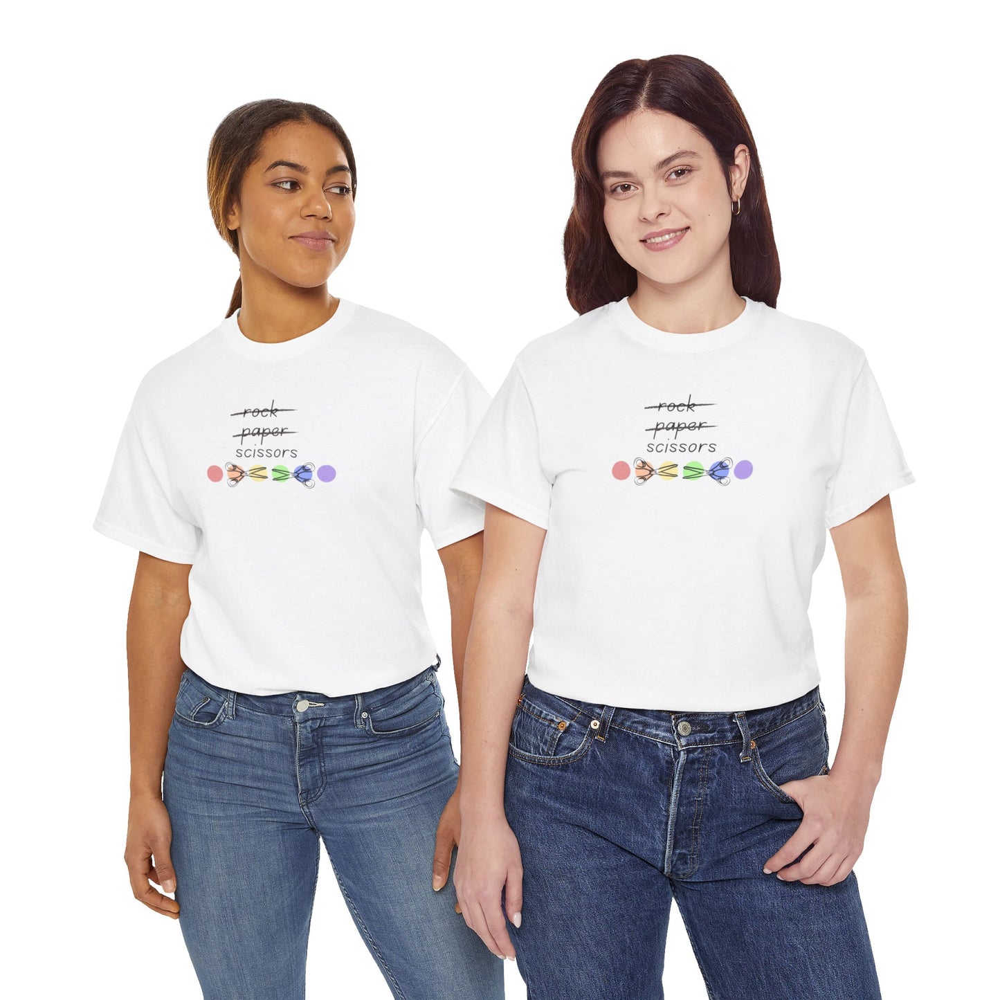 Pride Lesbian/Bi T-shirt-Unisex Heavy Cotton