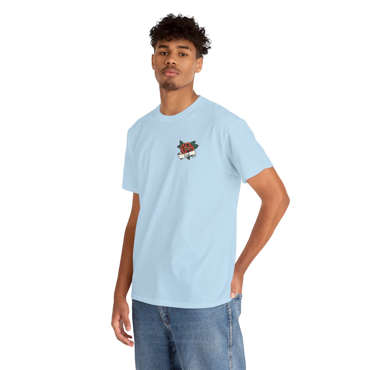 Dad Heavy Cotton Tee | Tattoo Design
