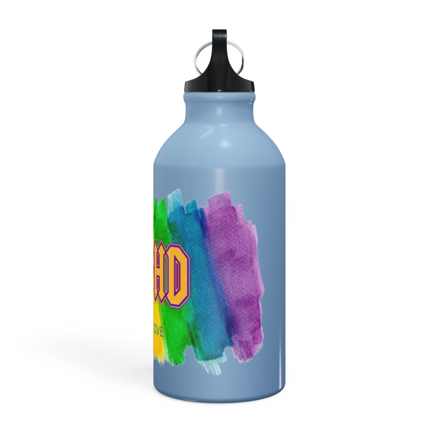 PRIDE ADHD Oregon Sport Water Bottle with CARABINER! (many colours)