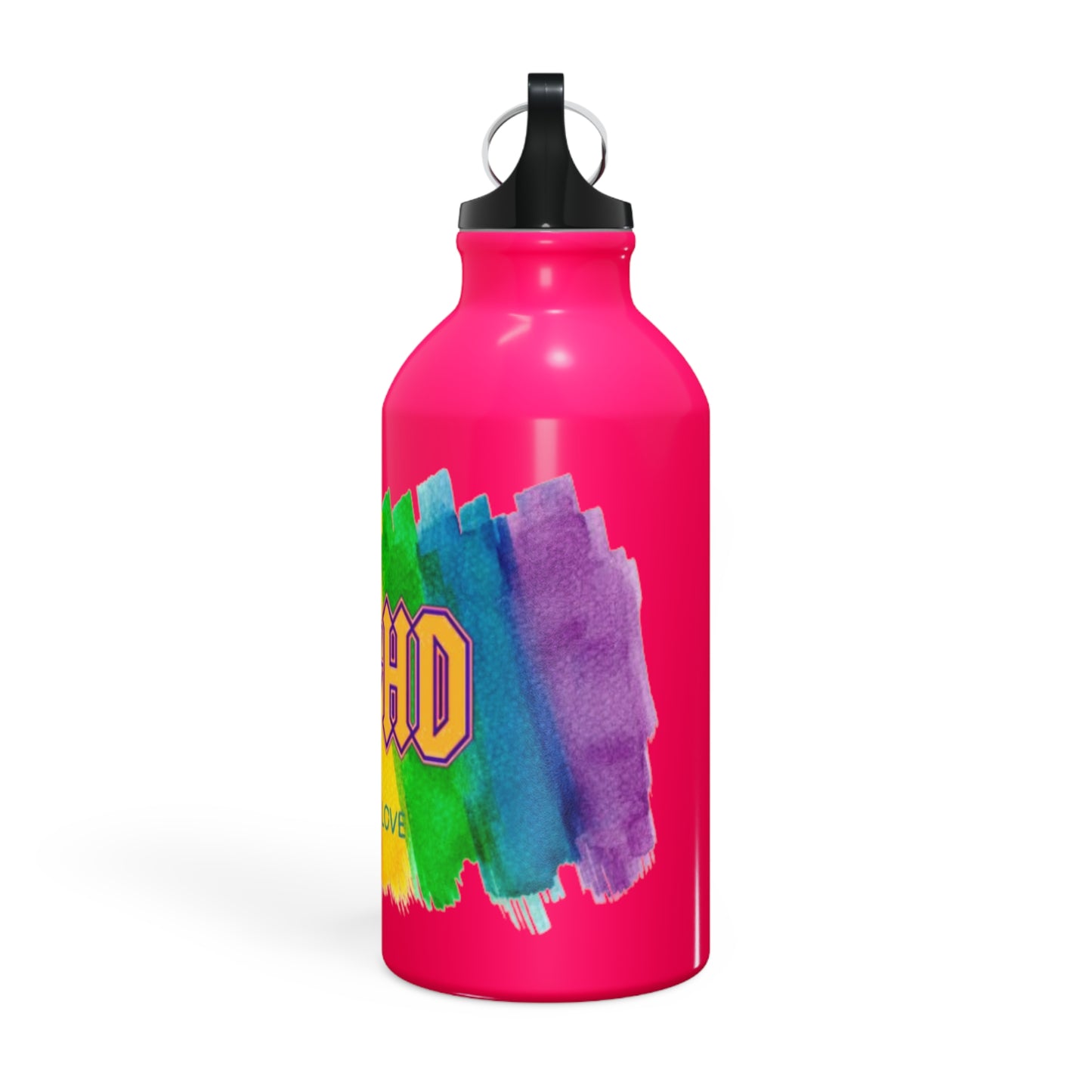 PRIDE ADHD Oregon Sport Water Bottle with CARABINER! (many colours)