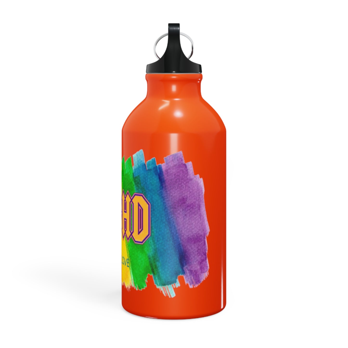 PRIDE ADHD Oregon Sport Water Bottle with CARABINER! (many colours)