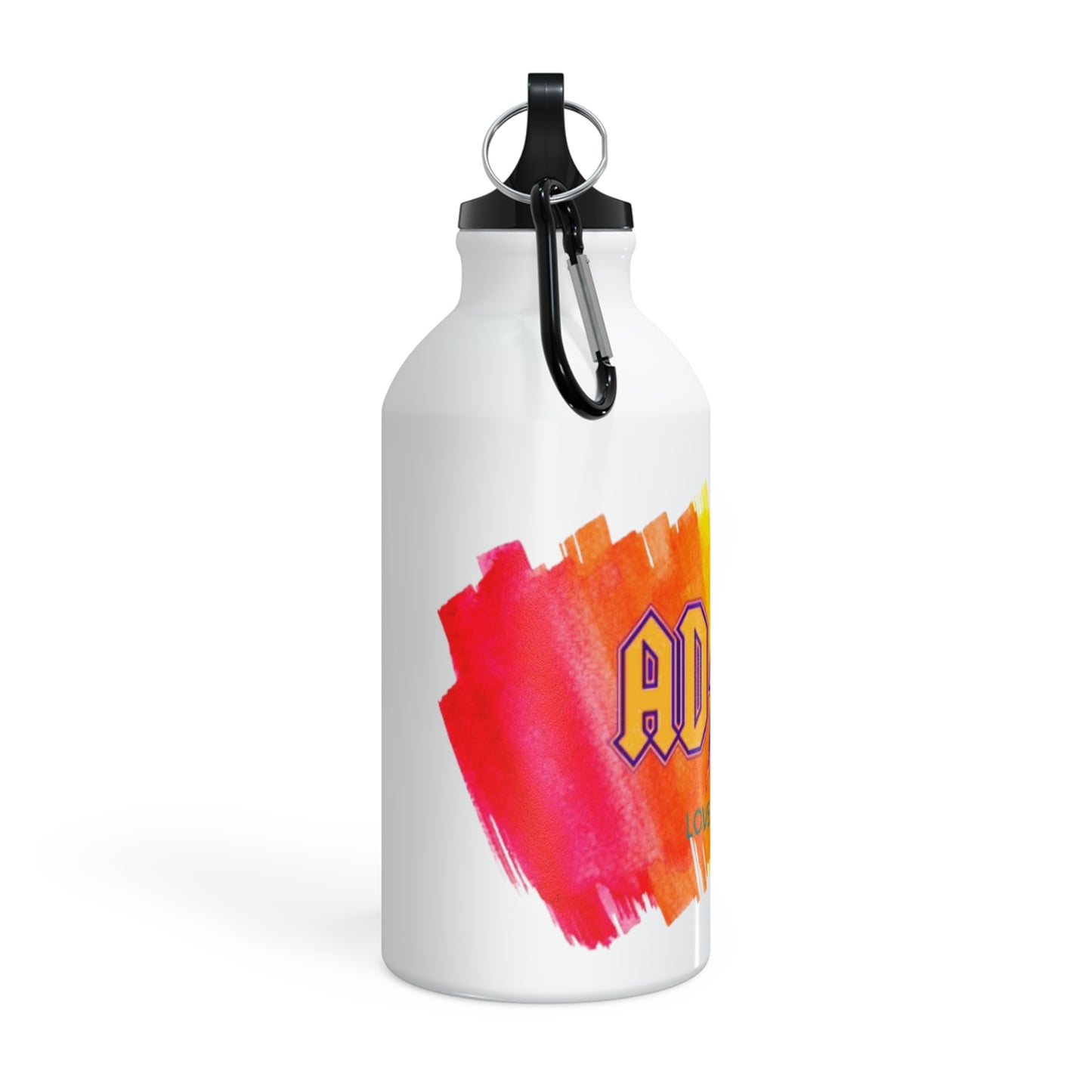 PRIDE ADHD Oregon Sport Water Bottle with CARABINER! (many colours)