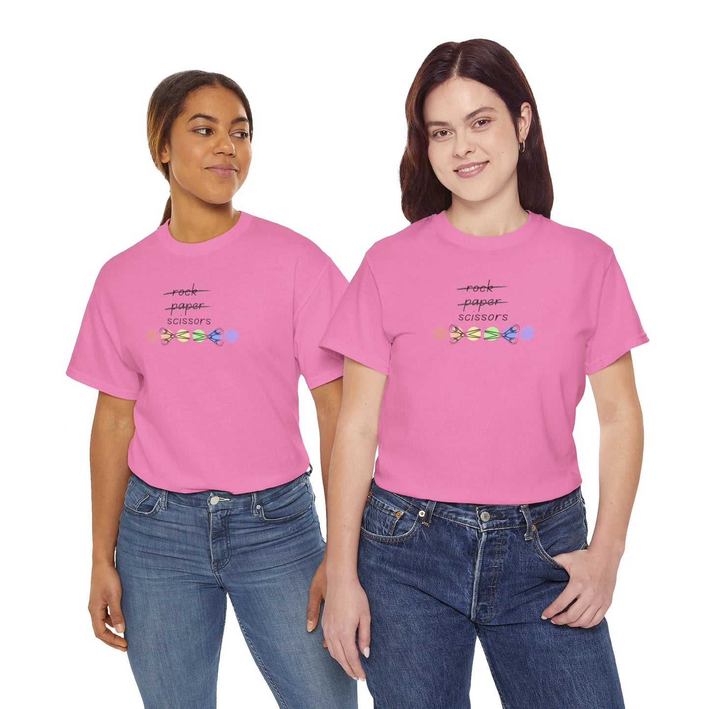 Pride Lesbian/Bi T-shirt-Unisex Heavy Cotton