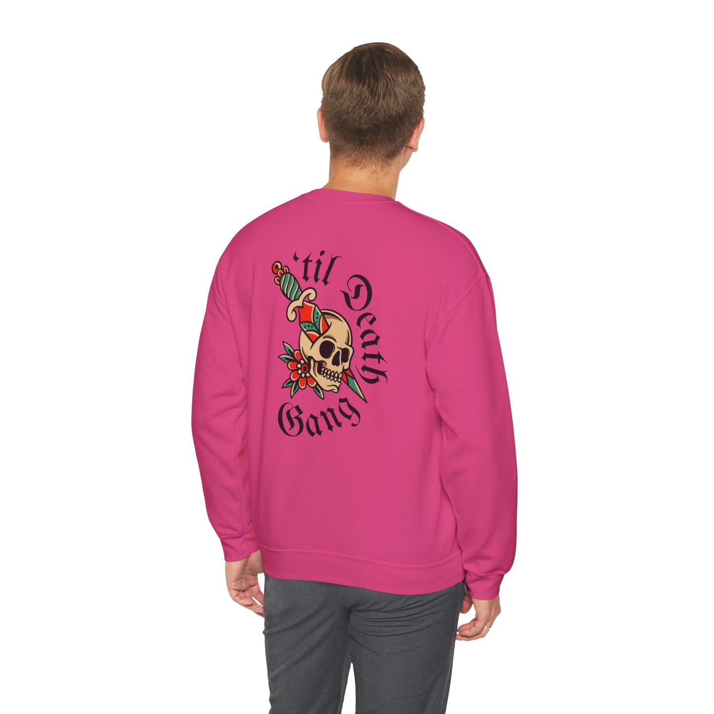 A 'Til Death Gang sweatshirt Unisex Heavy Blend™ Crewneck