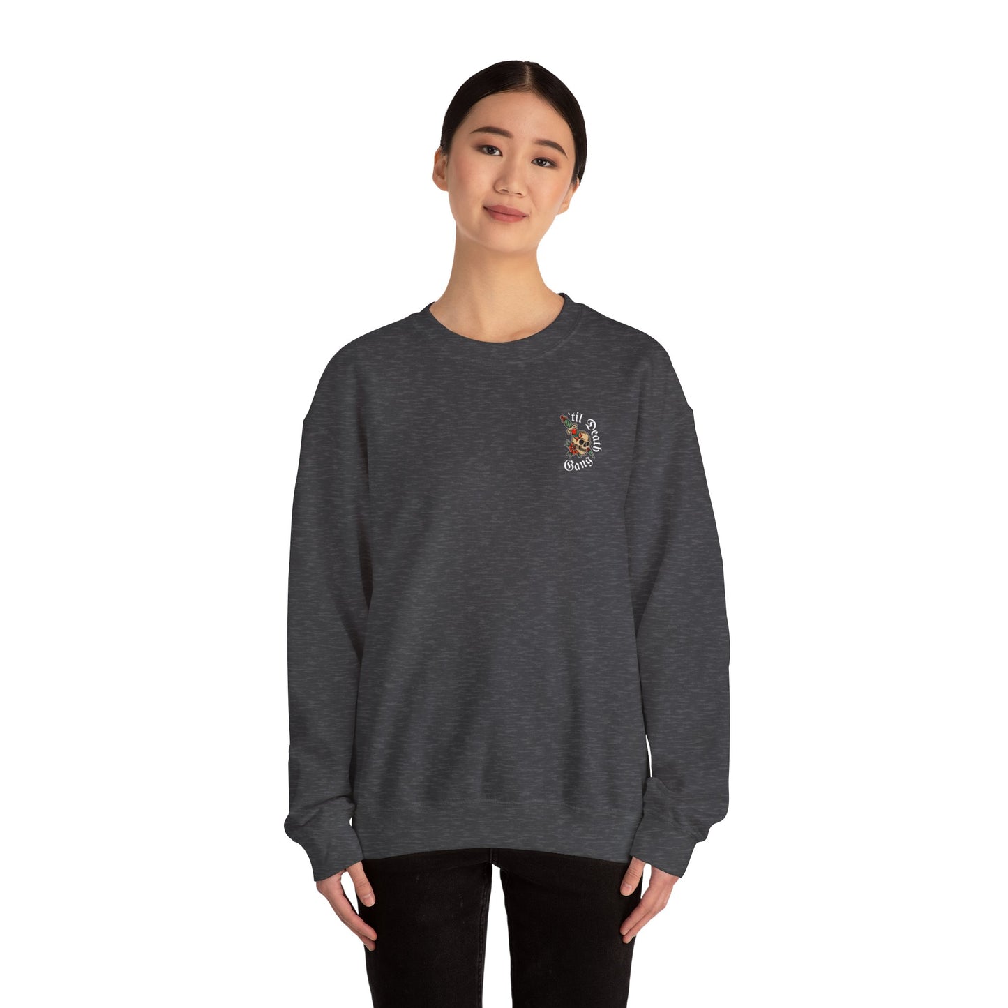 A 'Til Death Gang Unisex Heavy Blend™ Crewneck Sweatshirt