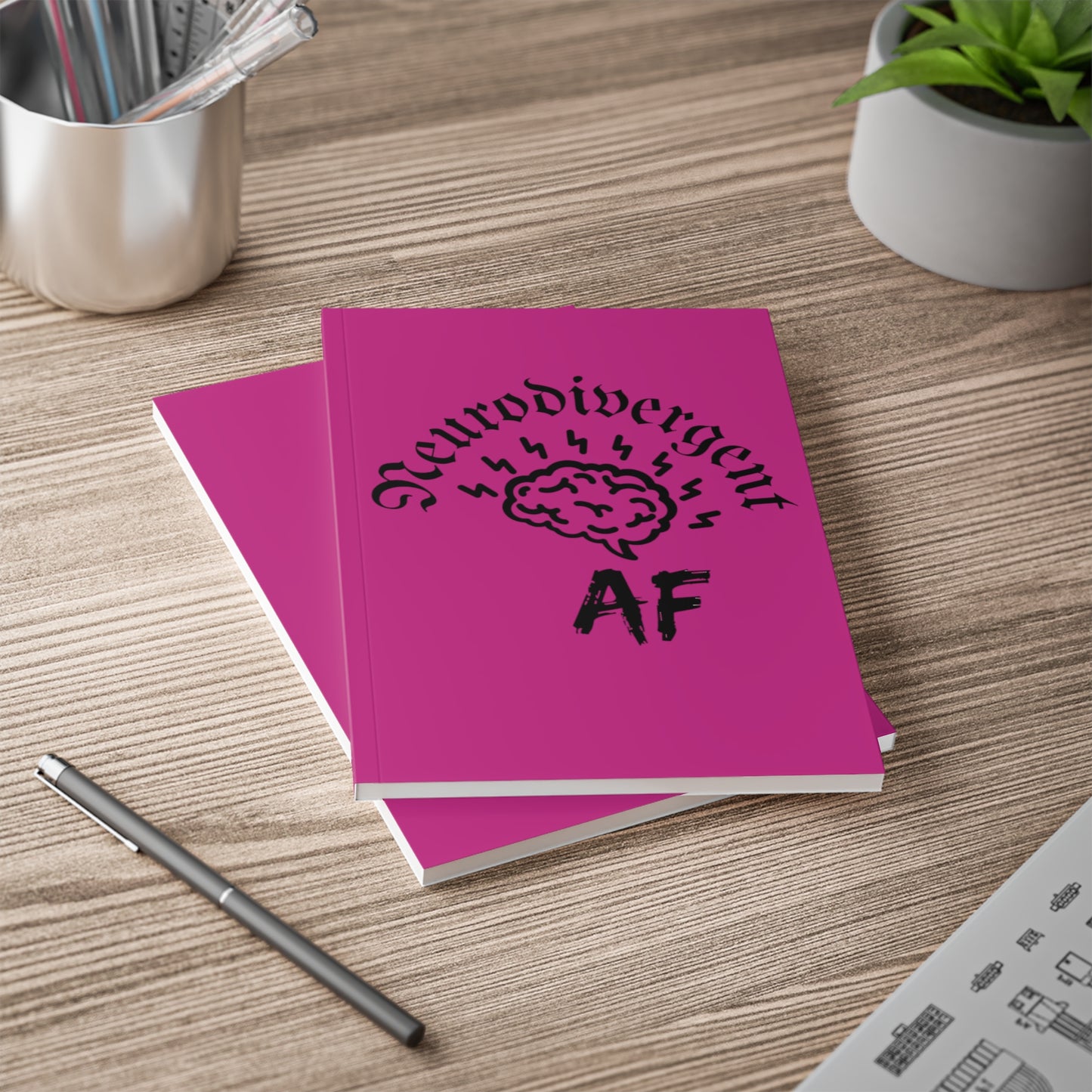 Notebook Softcover A5, Neurodivergent AF