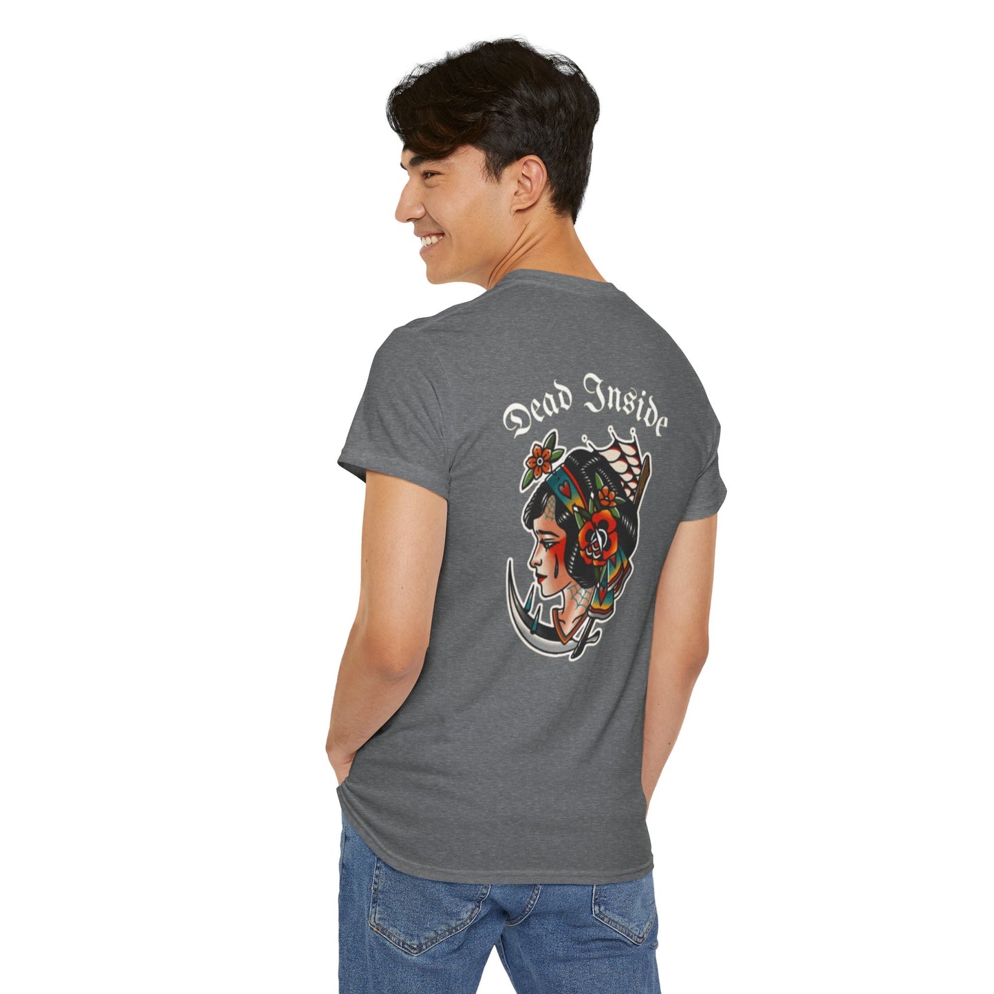 A Tattoo T-shirt Dead Inside Unisex REDUCED FROM £24.99 to £21.99 S-2XL