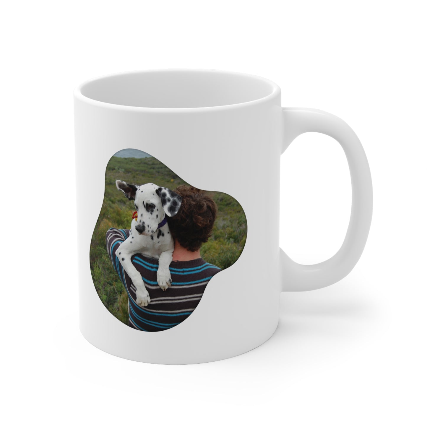 Personalised Dog Dad Ceramic Coffee Mugs, 11oz