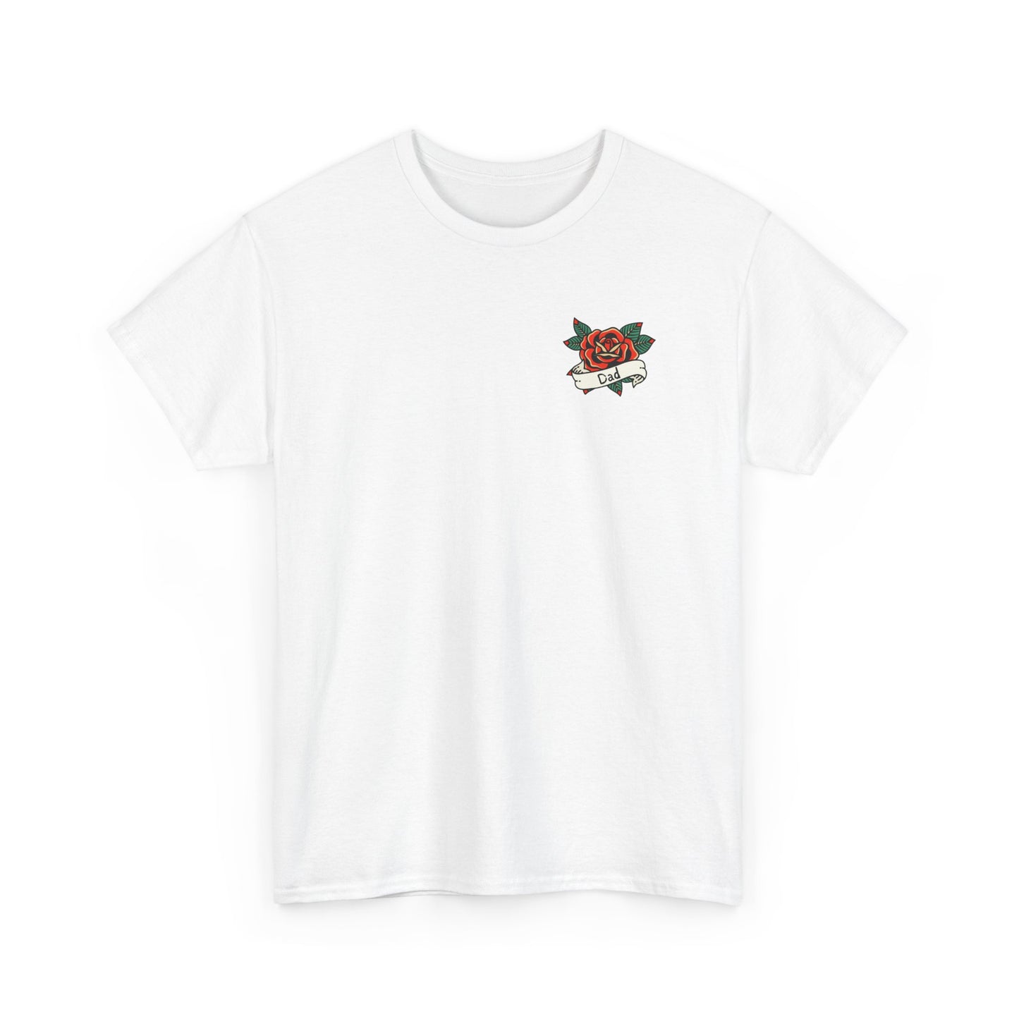 Dad Heavy Cotton Tee | Tattoo Design