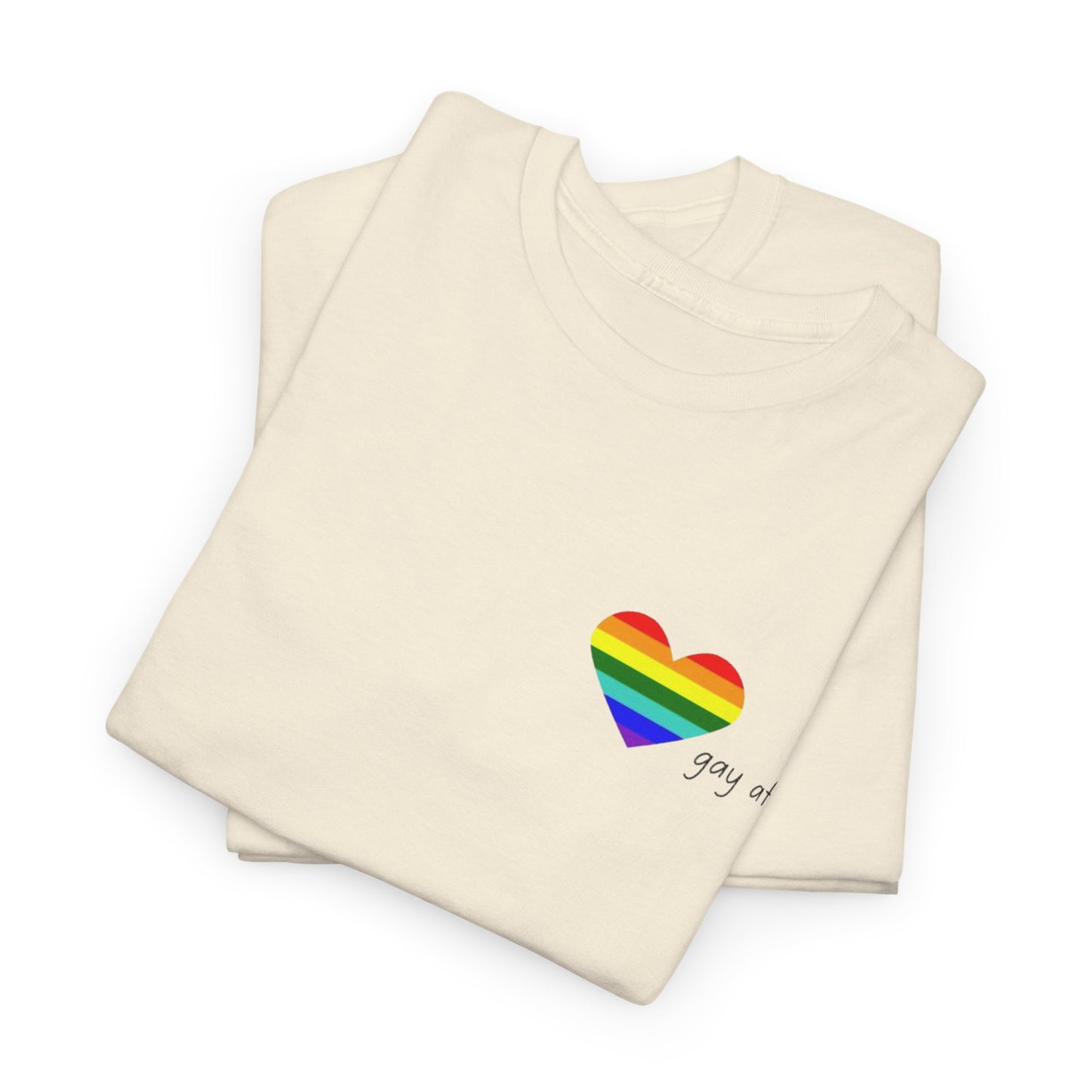 Pride  GAY AF T-shirt-Unisex Heavy Cotton  (many colours)