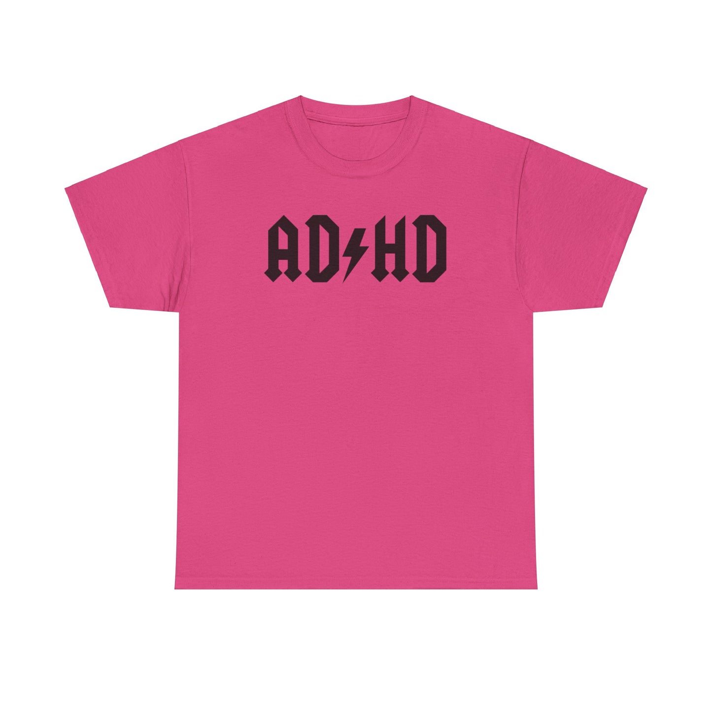 Unisex ADHD ADULT Heavy Cotton T-shirt (many colours)