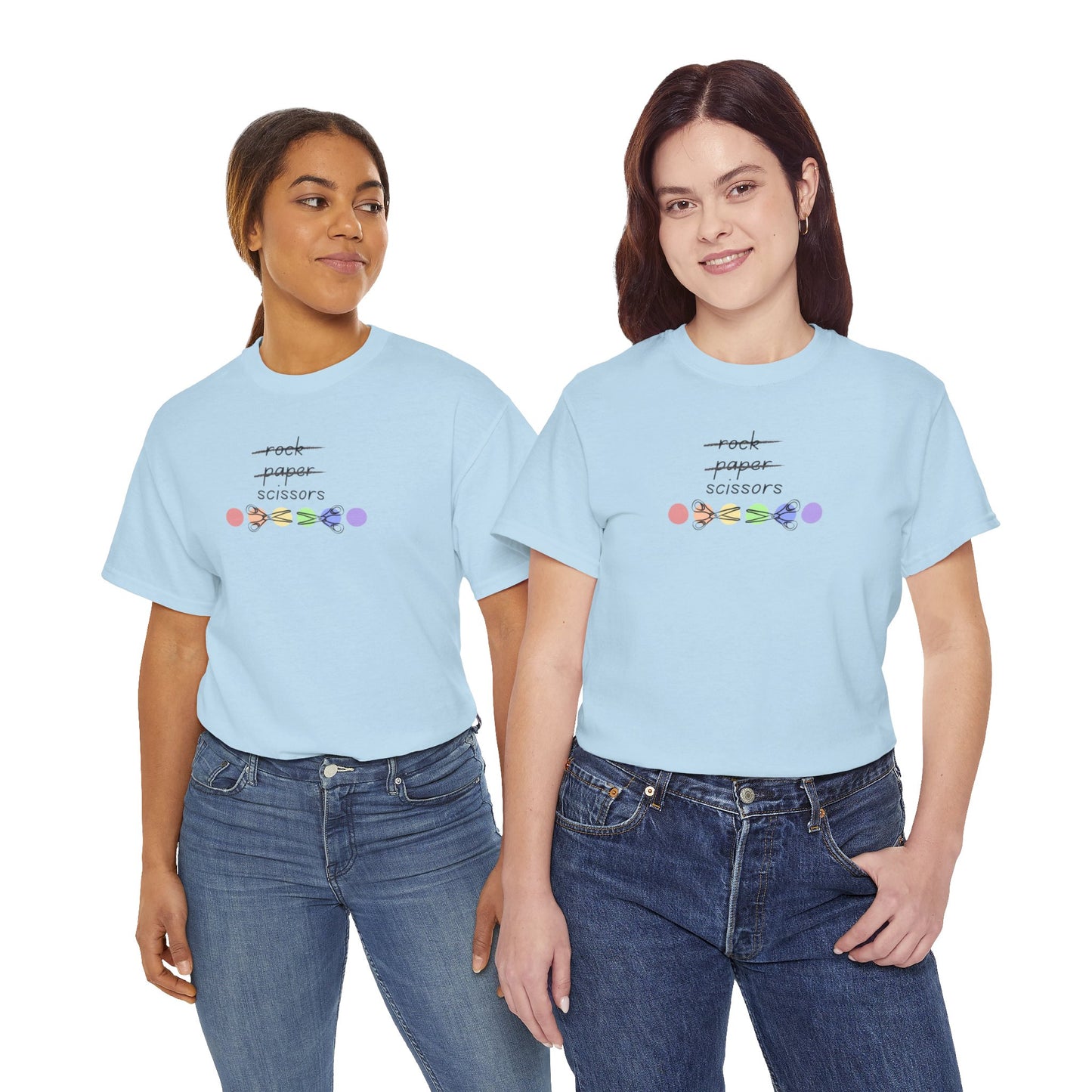 Pride Lesbian/Bi T-shirt-Unisex Heavy Cotton