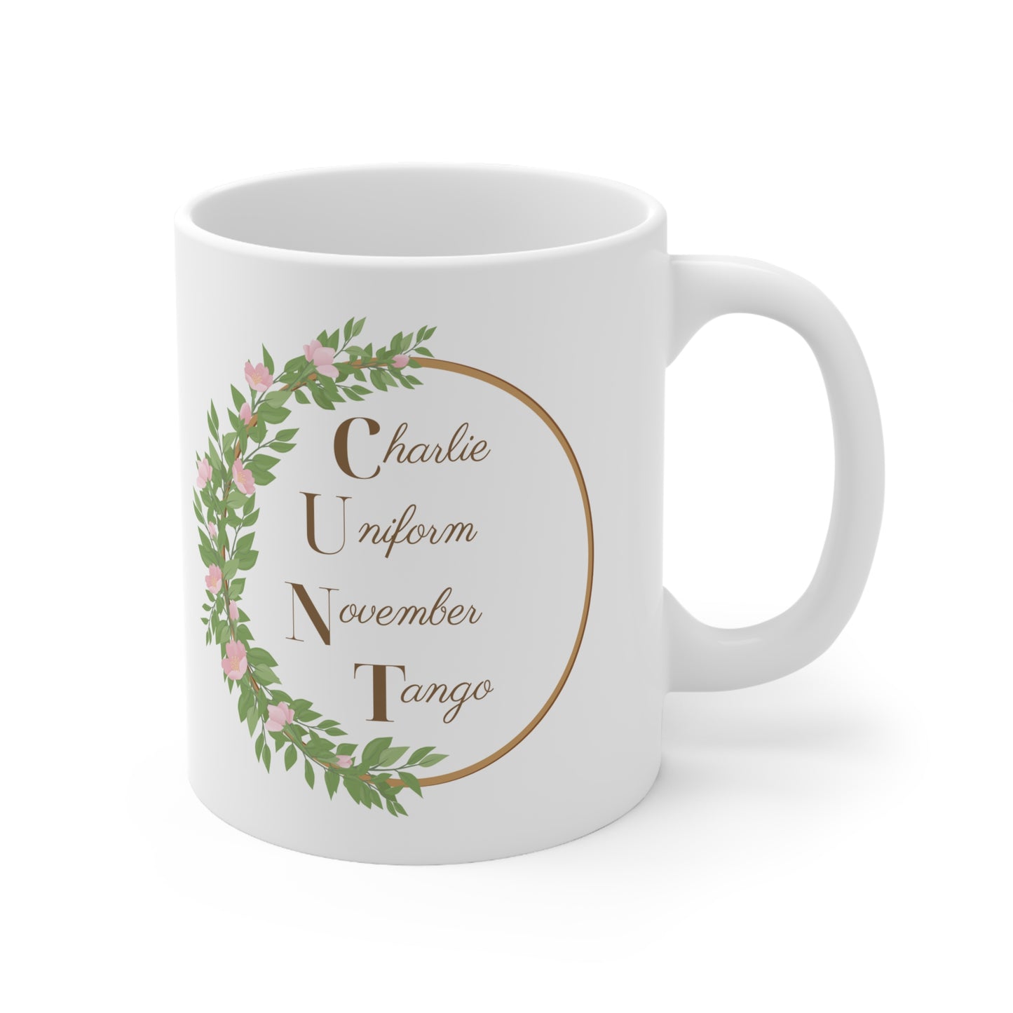 Mug, Charlie, Uniform, November, Tango, Ceramic Coffee Mugs 11oz