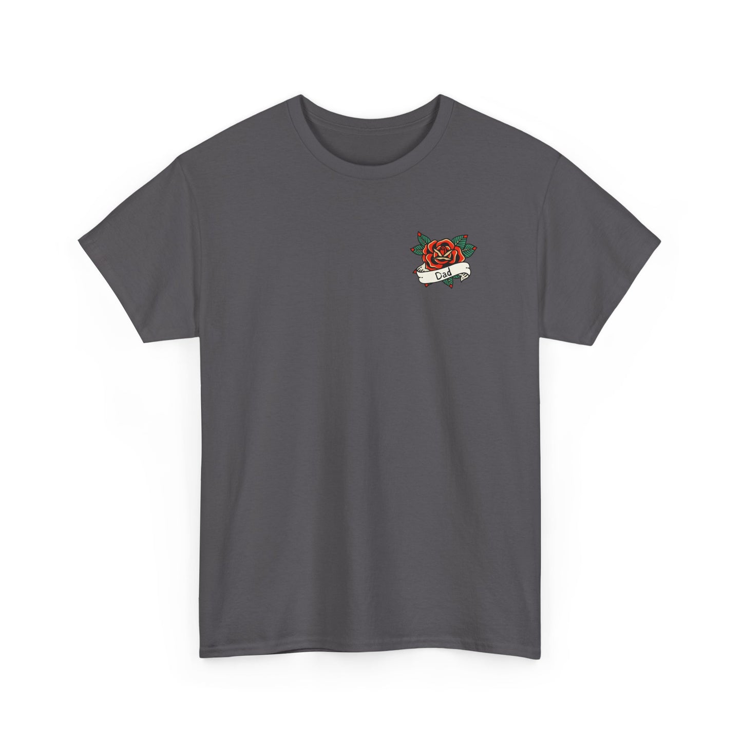 Dad Heavy Cotton Tee | Tattoo Design