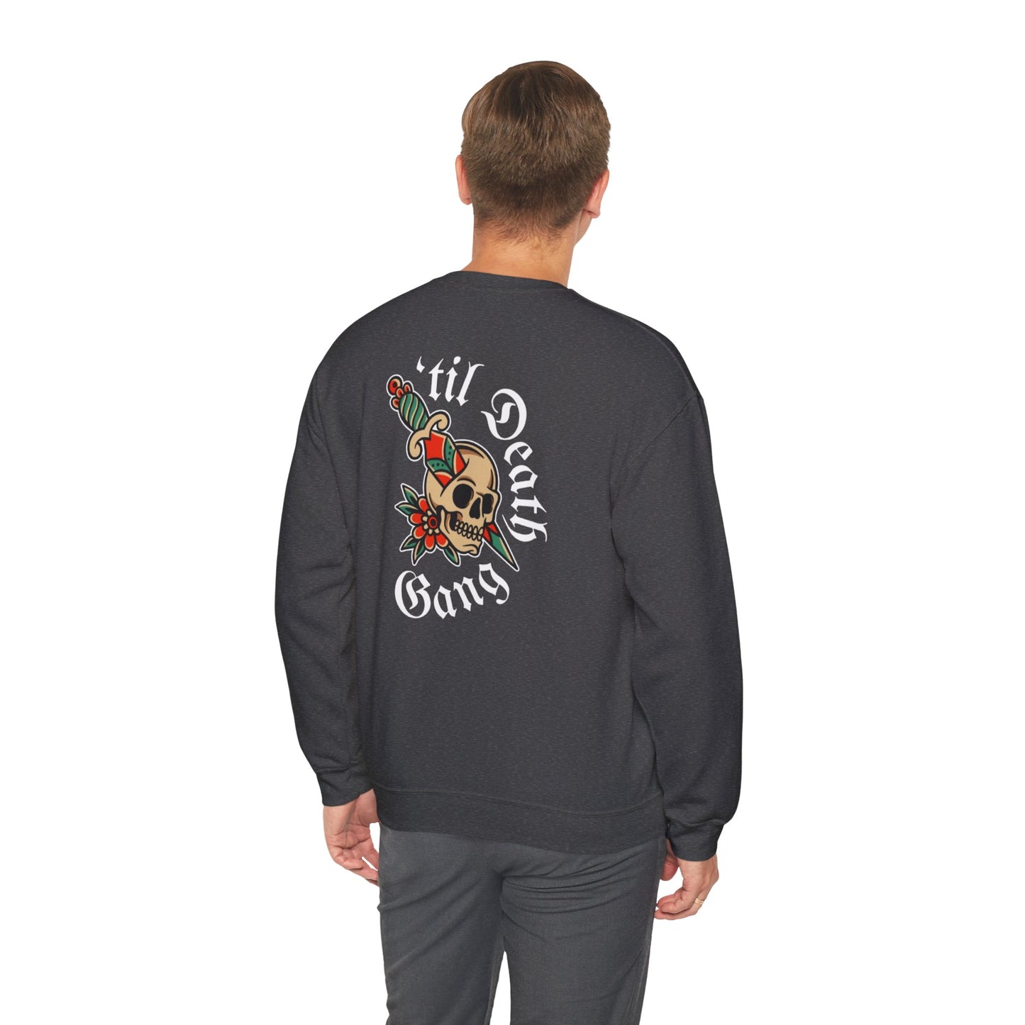 A 'Til Death Gang Unisex Heavy Blend™ Crewneck Sweatshirt