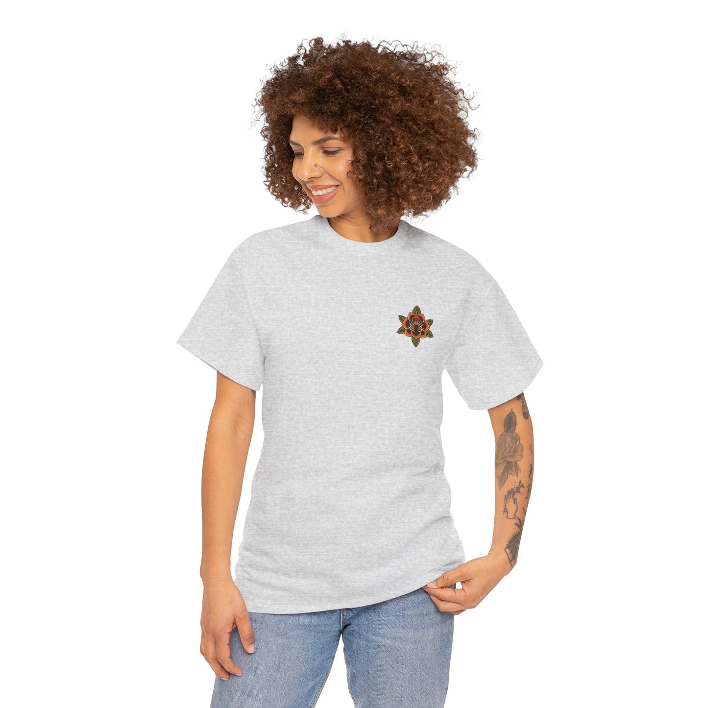 A Tattoo T-shirt Can't Be Tamed Unisex Heavy Cotton Tee *REDUCED FROM £24.99 to £21.99 S-2XL