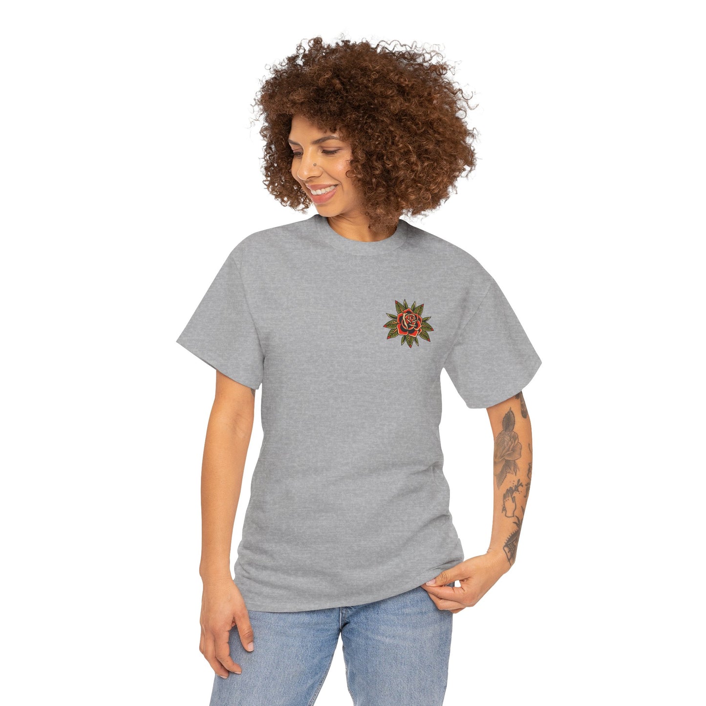 A Tattoo Tee Not Friendly Unisex Heavy Cotton Tee *REDUCED FROM £24.99 to £21.99 S-2XL