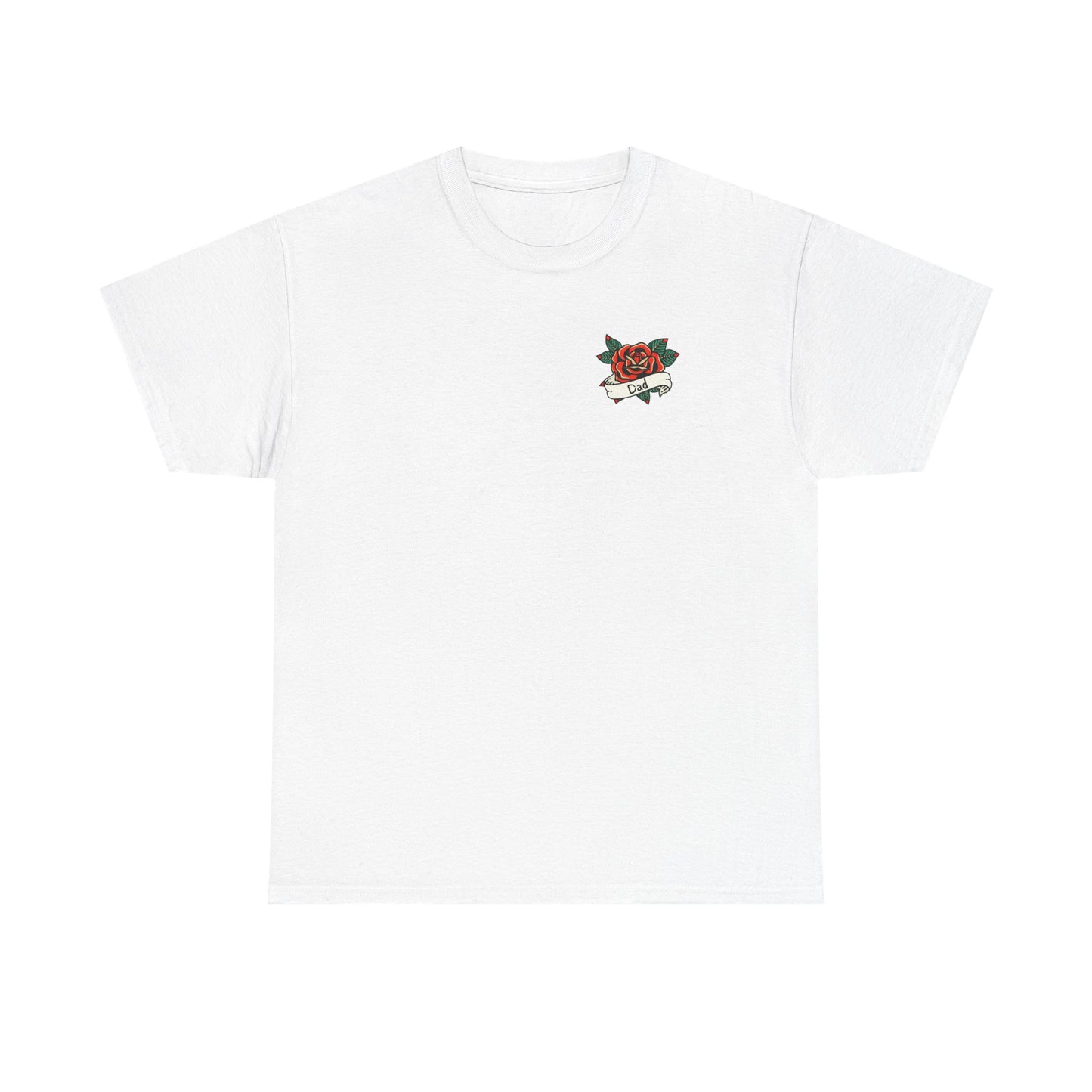 Dad Heavy Cotton Tee | Tattoo Design