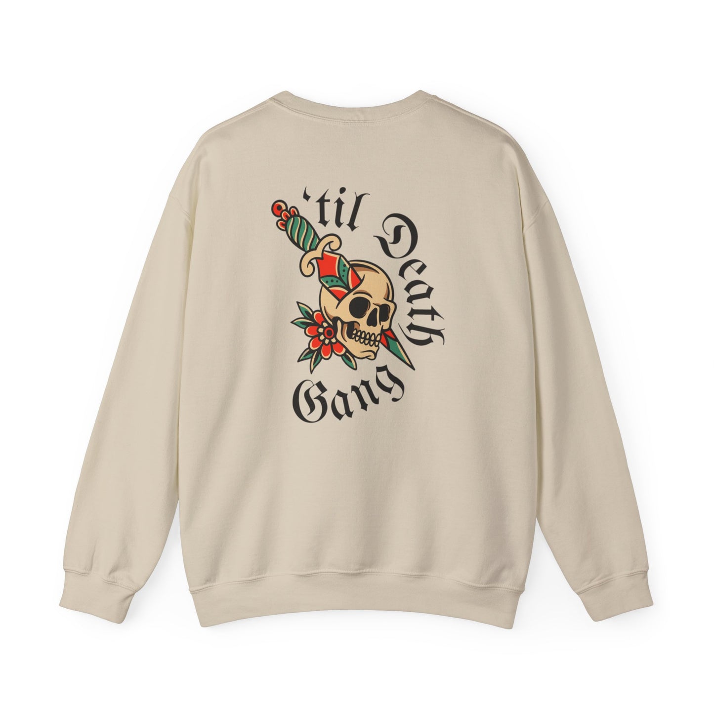 A 'Til Death Gang sweatshirt Unisex Heavy Blend™ Crewneck