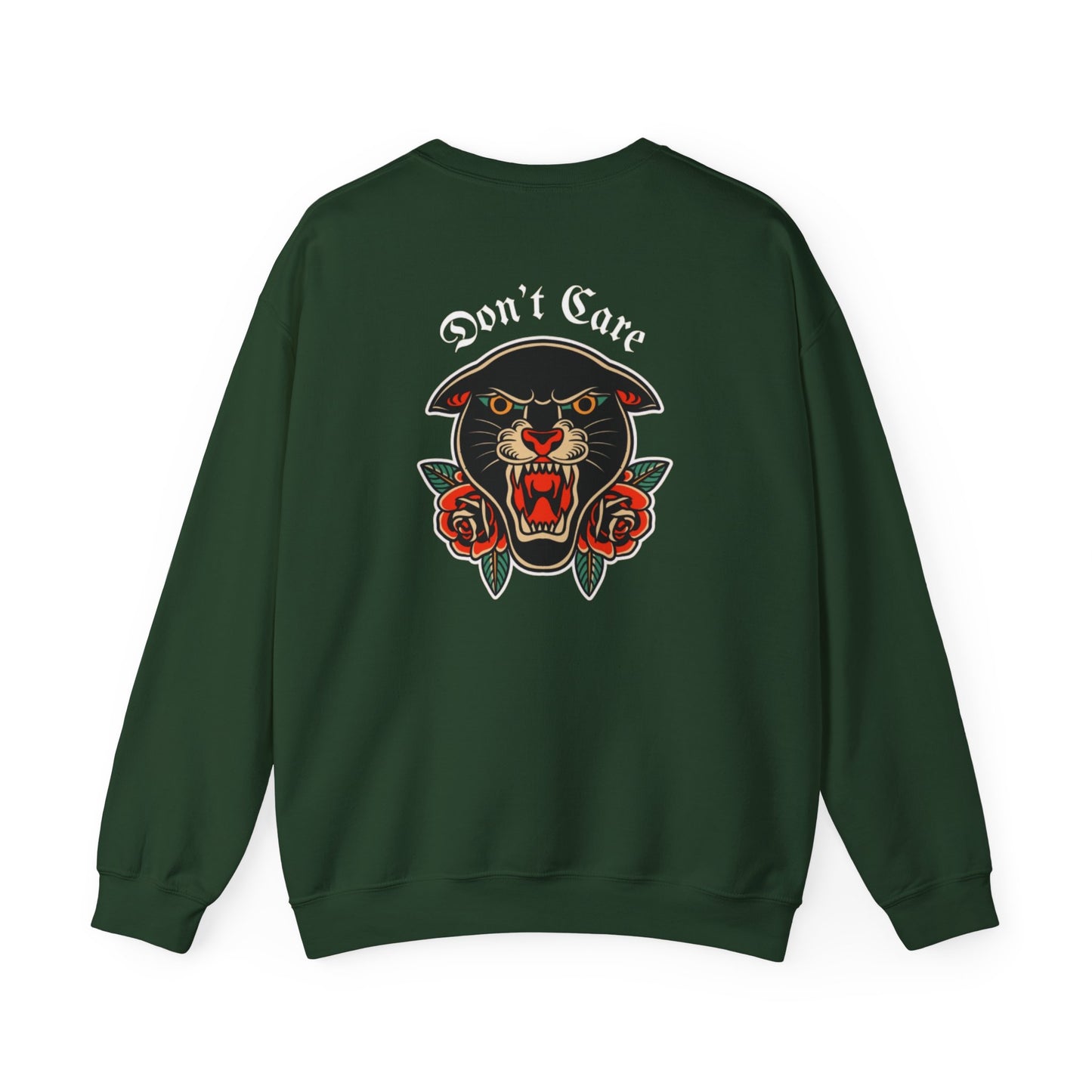 A Tattoo Sweatshirt Unisex Heavy Blend™ Crewneck Don't Care