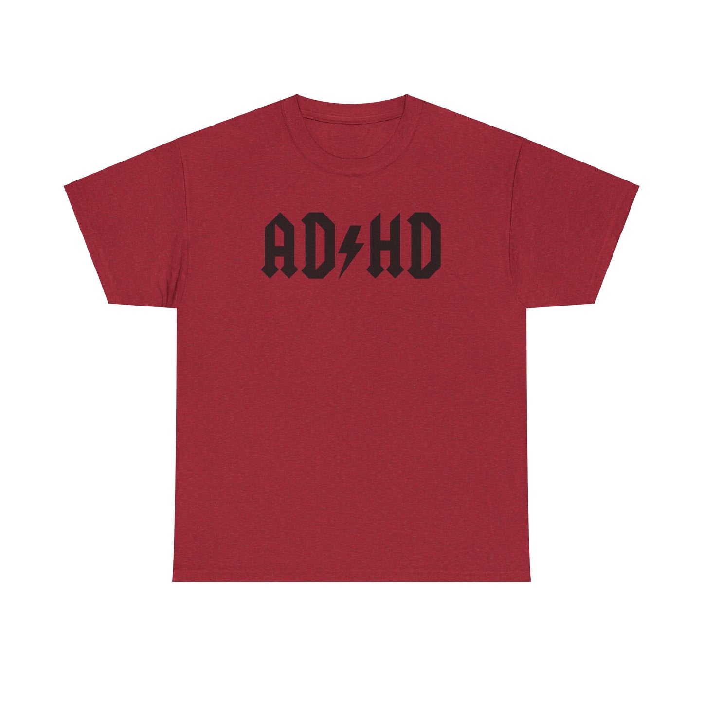 Unisex ADHD ADULT Heavy Cotton T-shirt (many colours)