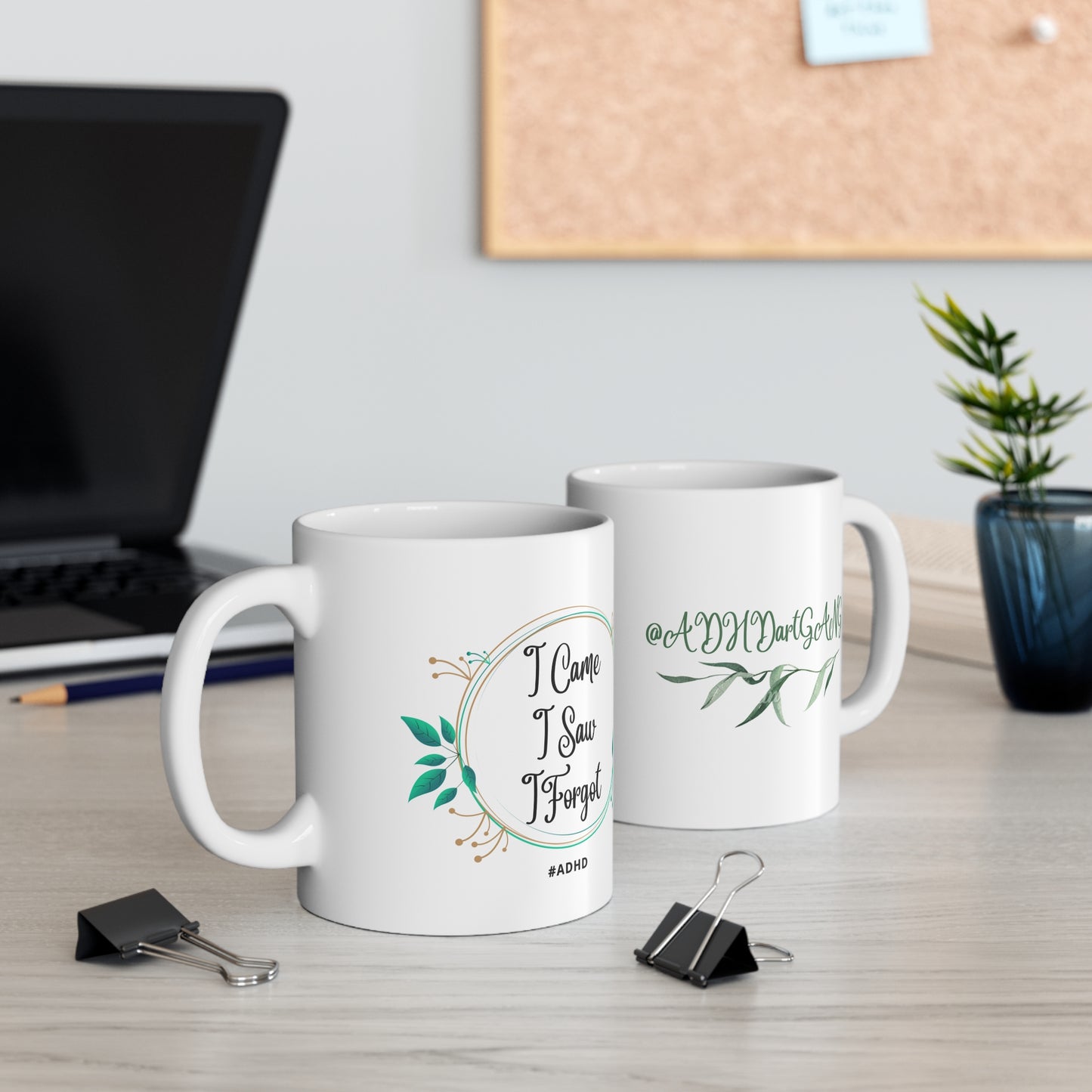 Mug - I came, I saw, I forgot Ceramic Coffee Mug, 11oz